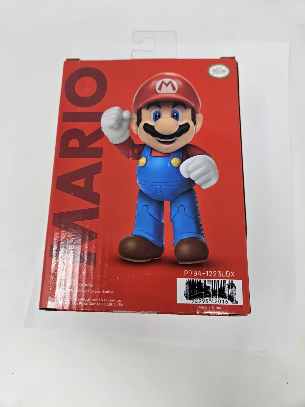 Super Nintendo World Mario Action Figure w/Block (Free ship) - Thumbnail 2