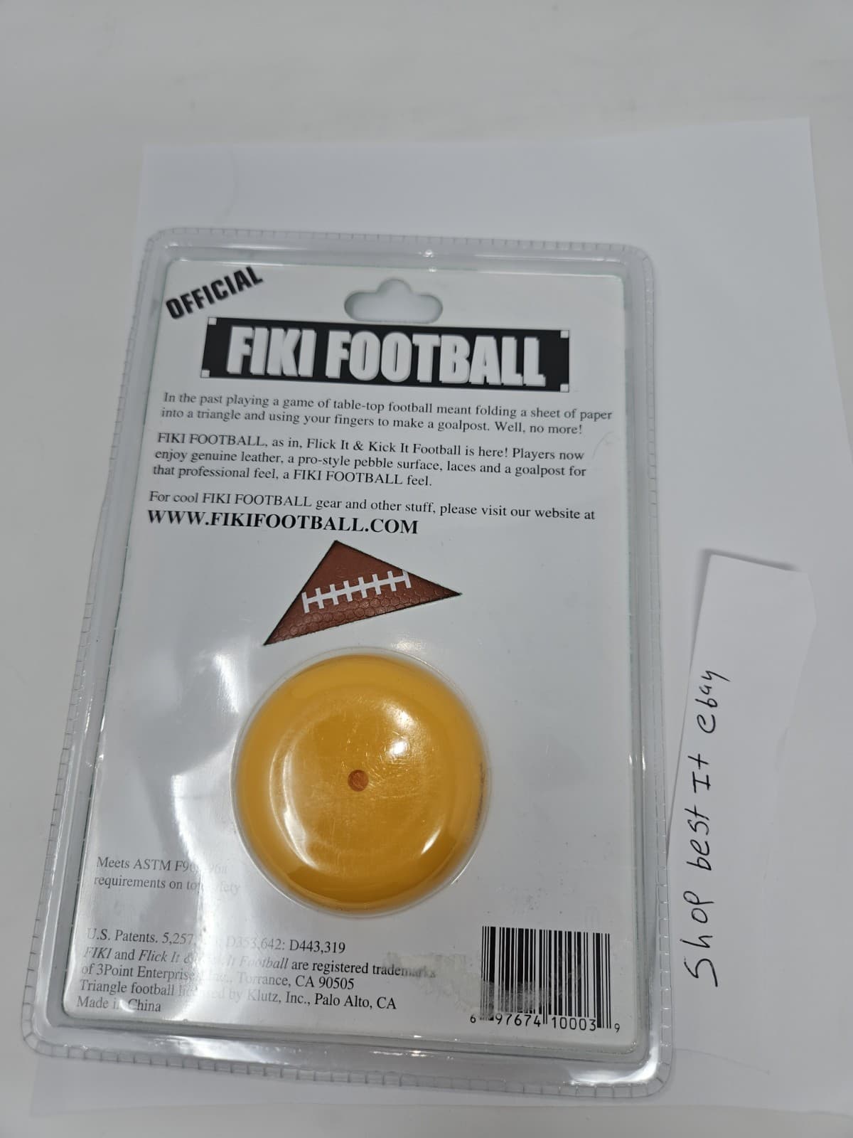 SEALED FIKI FOOTBALL! “Flick It & Kick It Football” FREE SHIP - Thumbnail 2