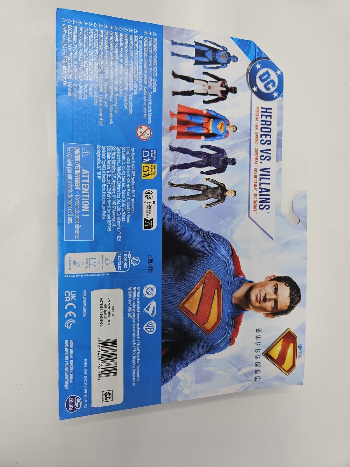 Superman Heroes vs. Villains 3" Action Figures w/Dynamic Poses 5-Pack 2025 - Thumbnail 2