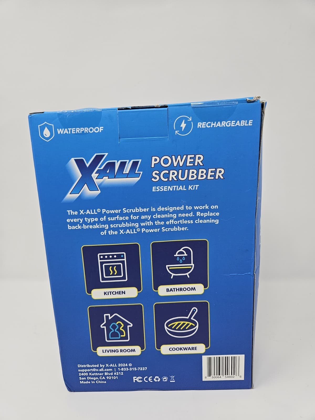 X-all Cordless Spin Brush Waterproof Rechargeable Cleaning Tool 🆕 - Thumbnail 3