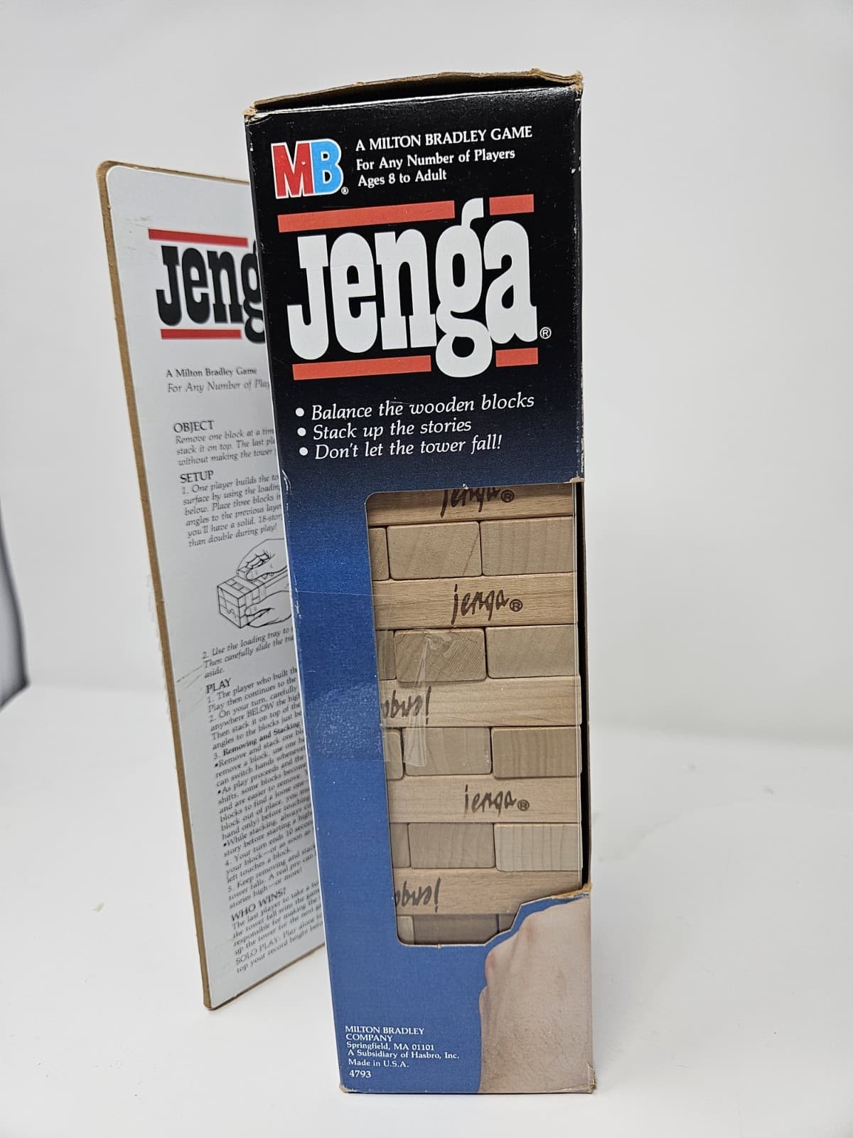 1986 Jenga Game In Original Box - Vintage Jenga Family Game - Thumbnail 2
