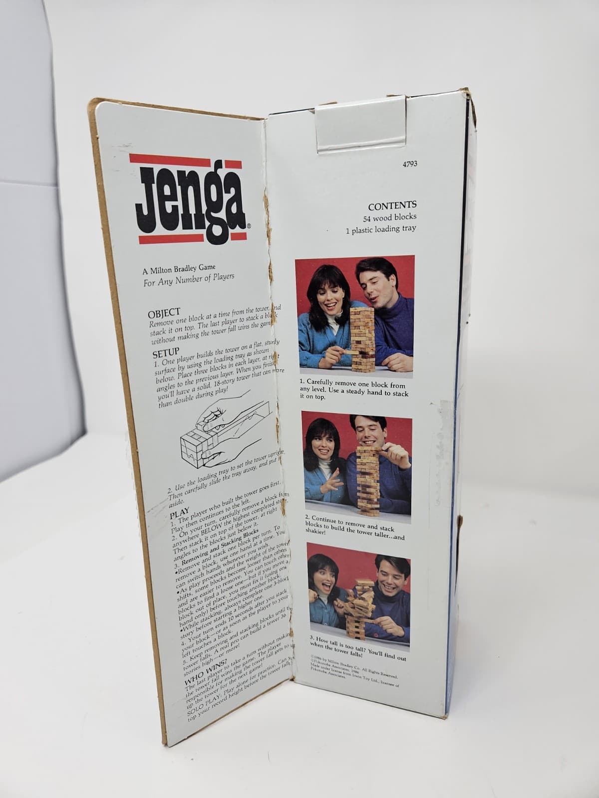 1986 Jenga Game In Original Box - Vintage Jenga Family Game - Thumbnail 3
