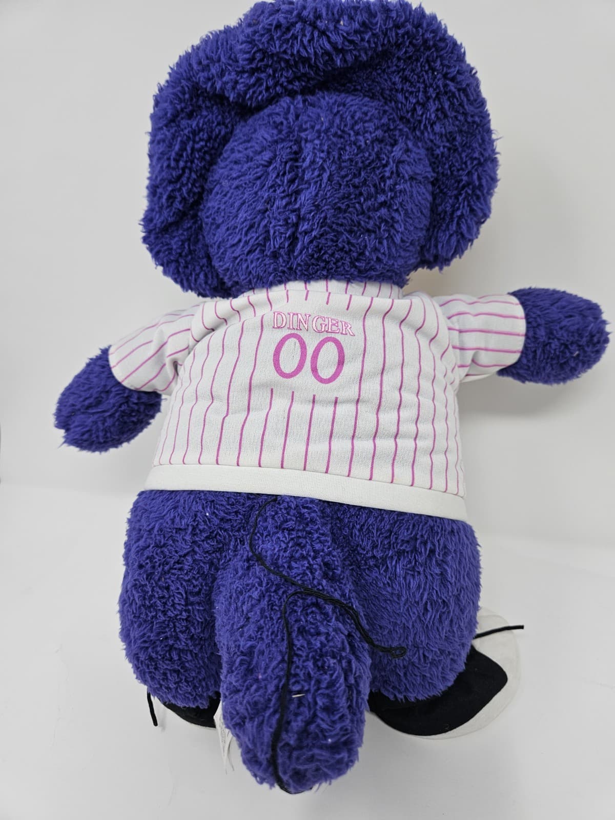 CR COLORADO ROCKIES BASEBALL DINGER PLUSH STUFFED ANIMAL DINOSAUR MASCOT 14” - Thumbnail 3