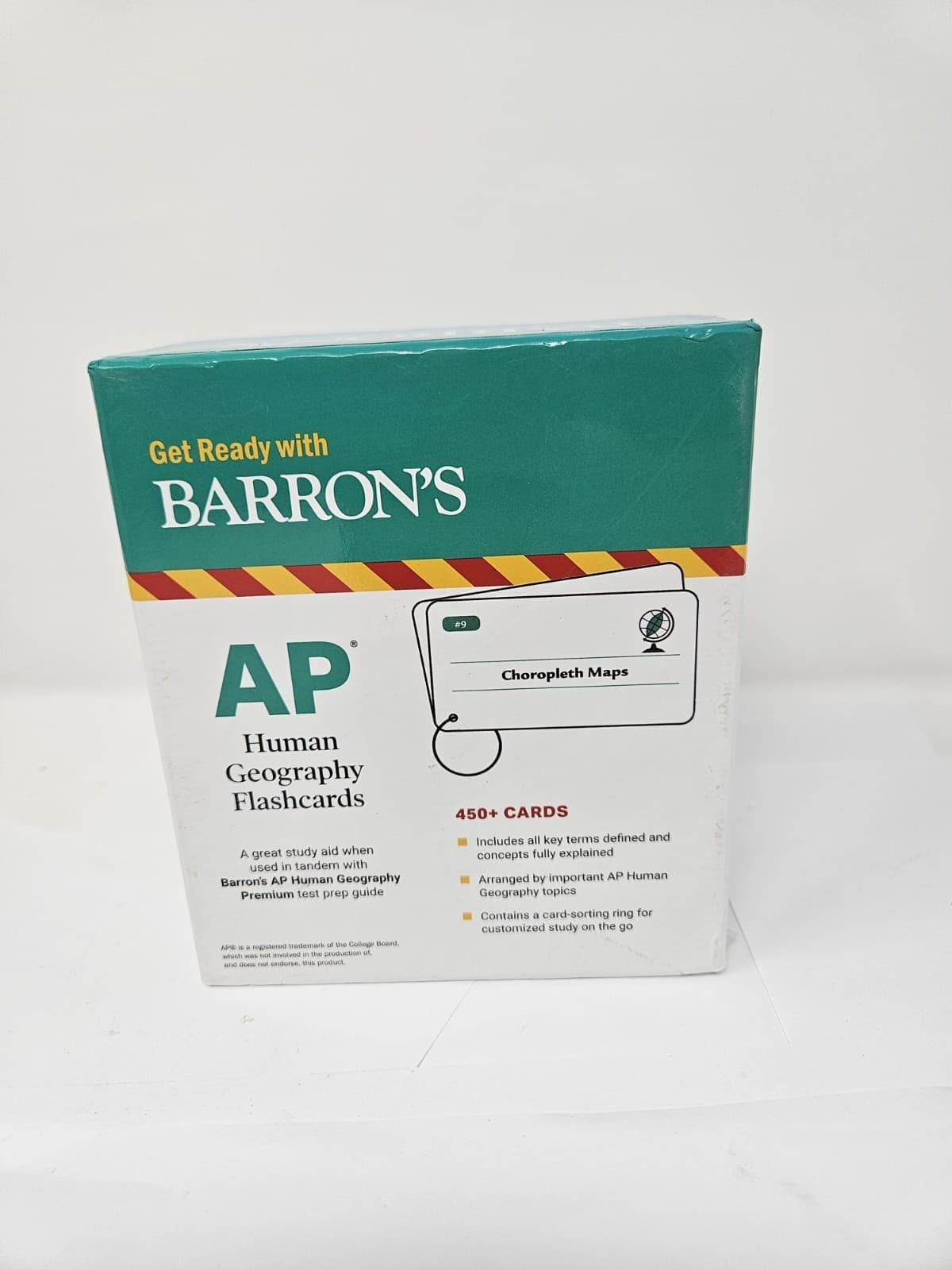 AP Human Geography Flashcards (Barron's) - Very Good Free Ship - Thumbnail 2