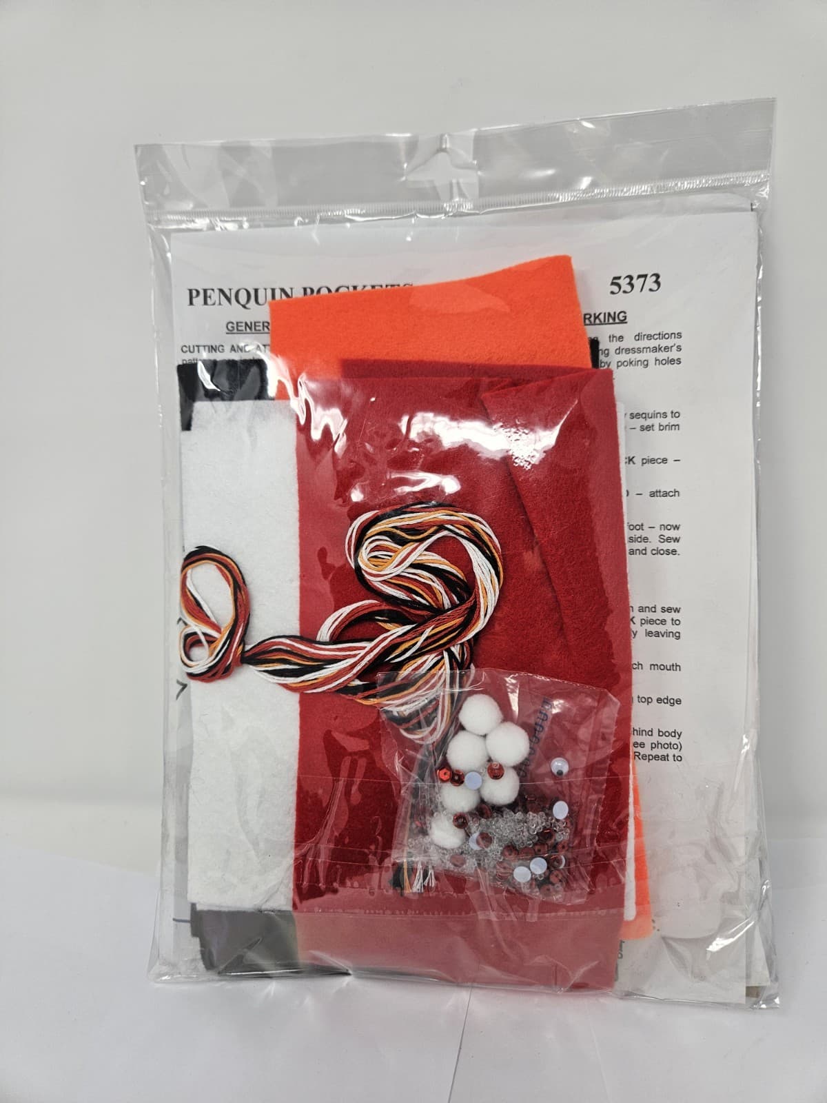 Design Works Crafts #5373 Penguin Silverware Pocket - Free Ship - Thumbnail 2