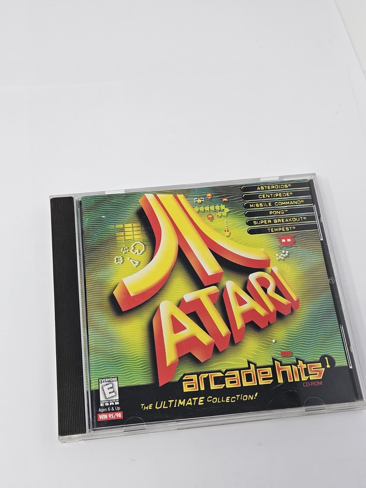 Atari Arcade Hits 1 Ultimate Collection Asteroids Centipede Pong (PC, 1999)