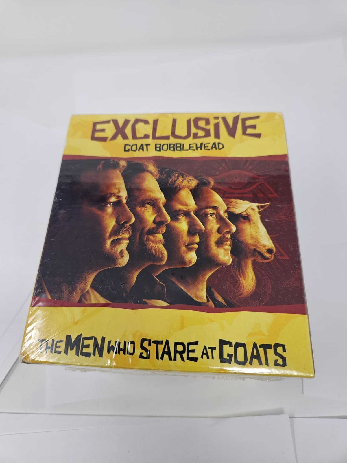 THE MEN WHO STARE AT GOATS EXCLUSIVE GOAT BOBBLEHEAD Sealed Free Ship - Thumbnail 2