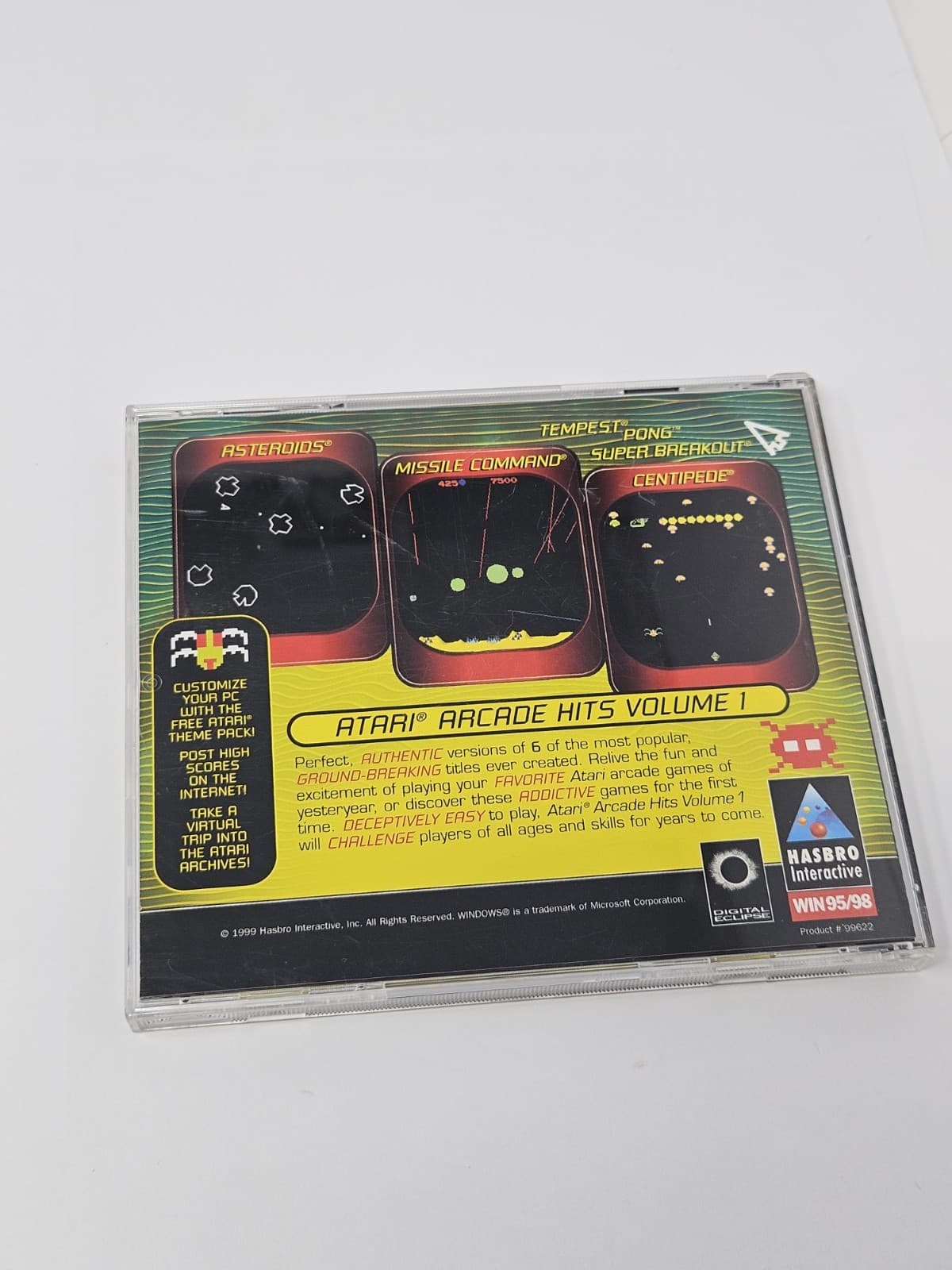 Atari Arcade Hits 1 Ultimate Collection Asteroids Centipede Pong (PC, 1999) - Thumbnail 2