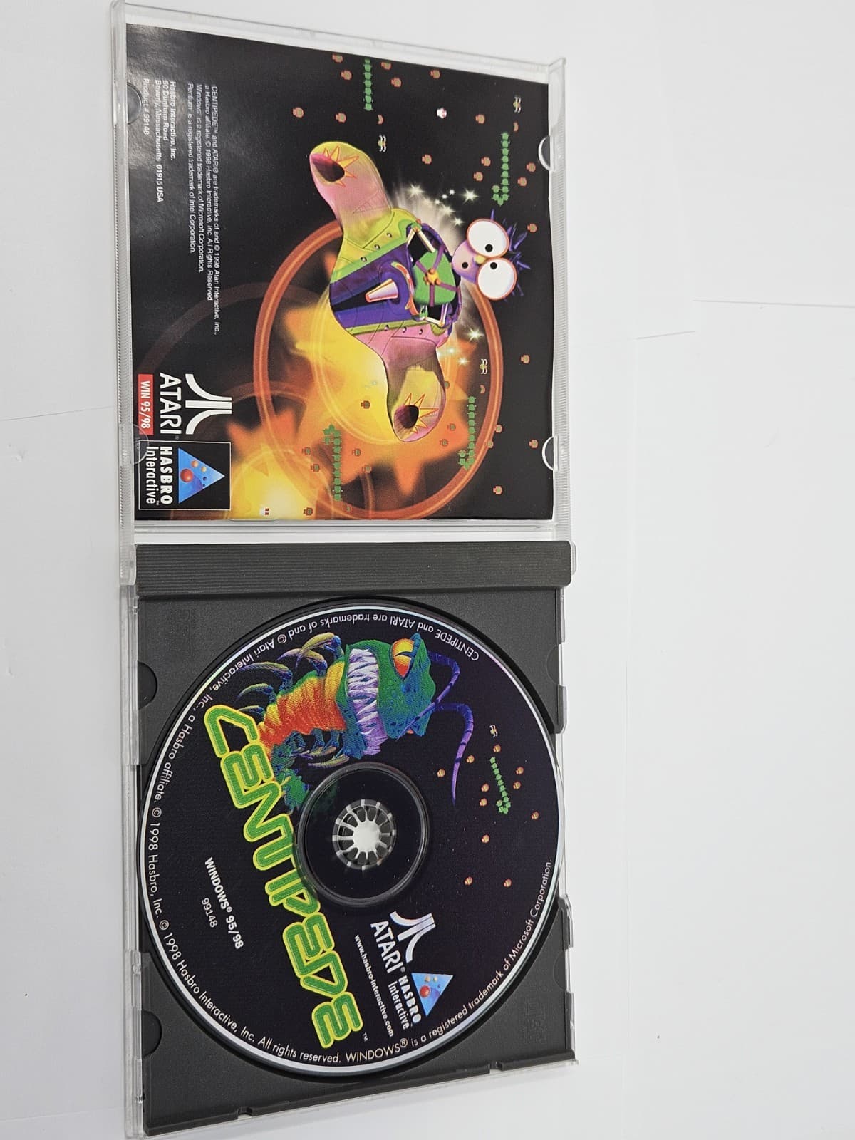 Centipede, Atari/Hasbro Interactive, 1998, PC CD-ROM Game Windows VG Condition - Thumbnail 2