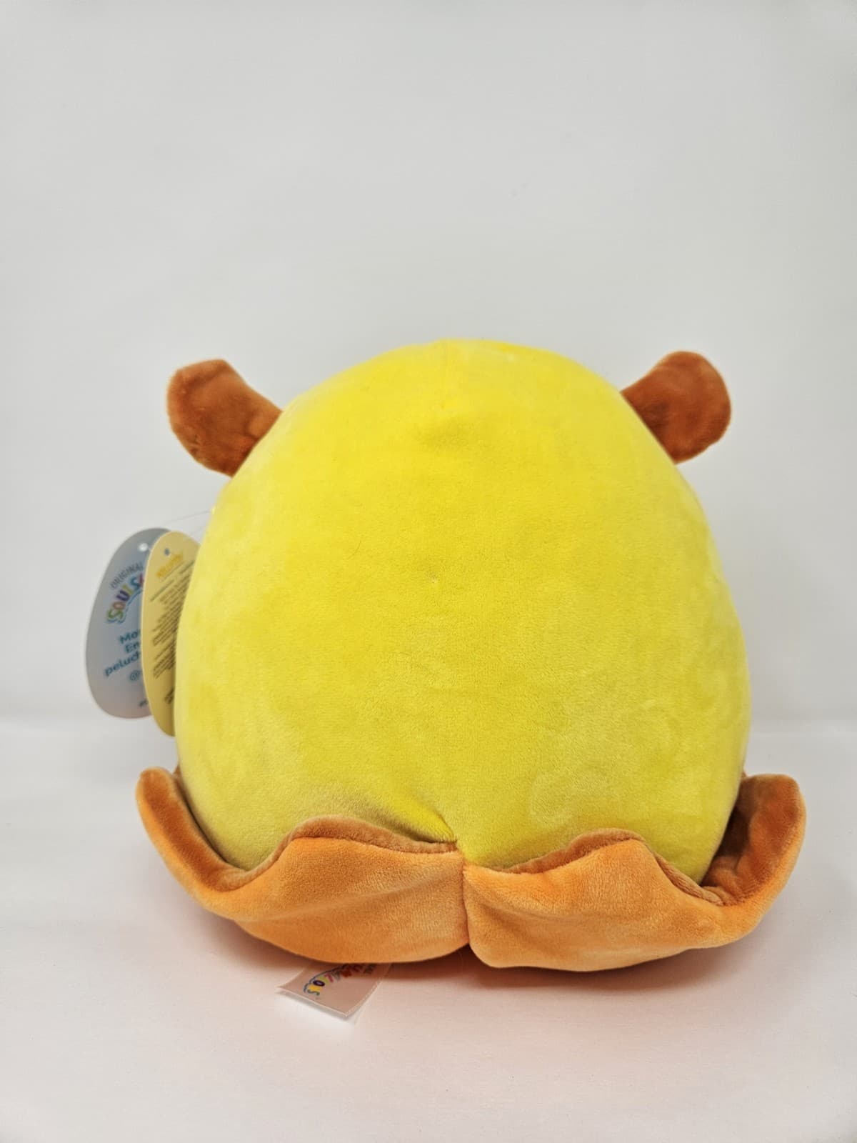 NEW Squishmallows 8” Inch Bijan the Yellow & Orange Dumbo Octopus Sealife Squad - Thumbnail 3
