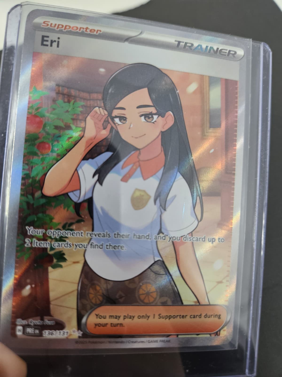 UR - 01 Holo Eri 136/131 Ultra Rare SV: Prismatic Evolutions