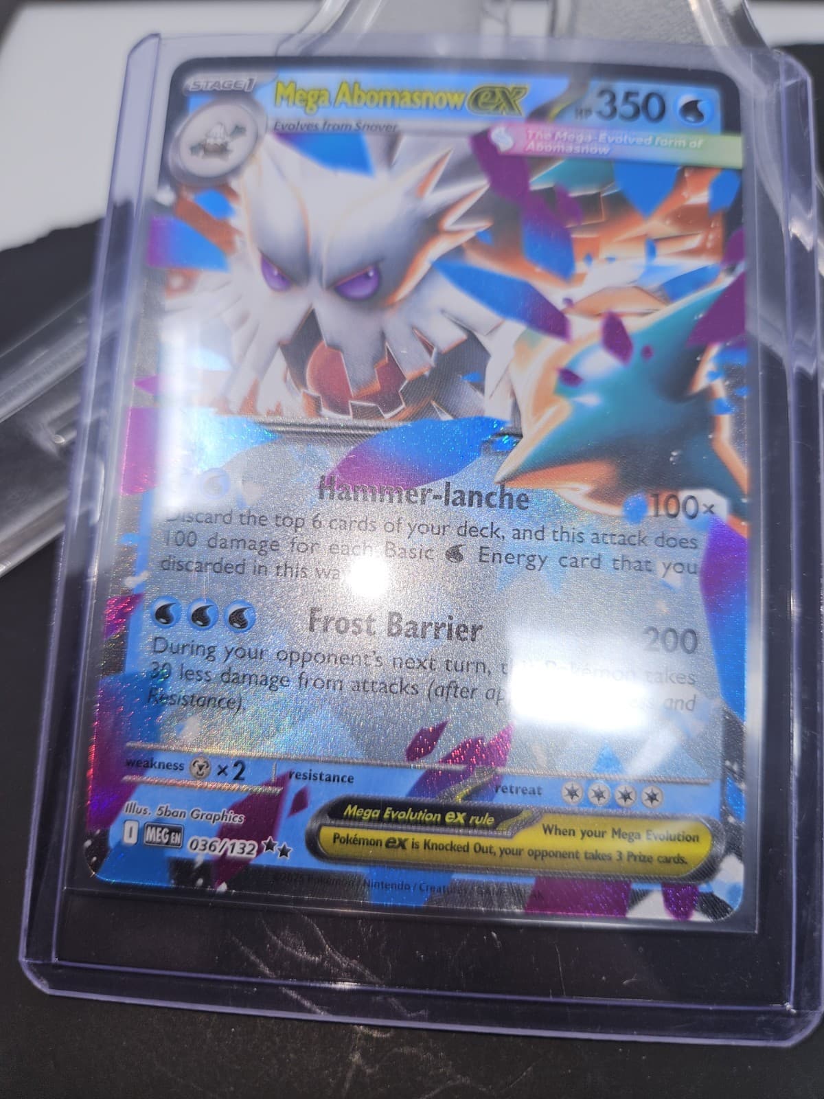 Mega Abomasnow Ex 36/132 Mega Evolution MEG - NEAR MINT! - Thumbnail 2