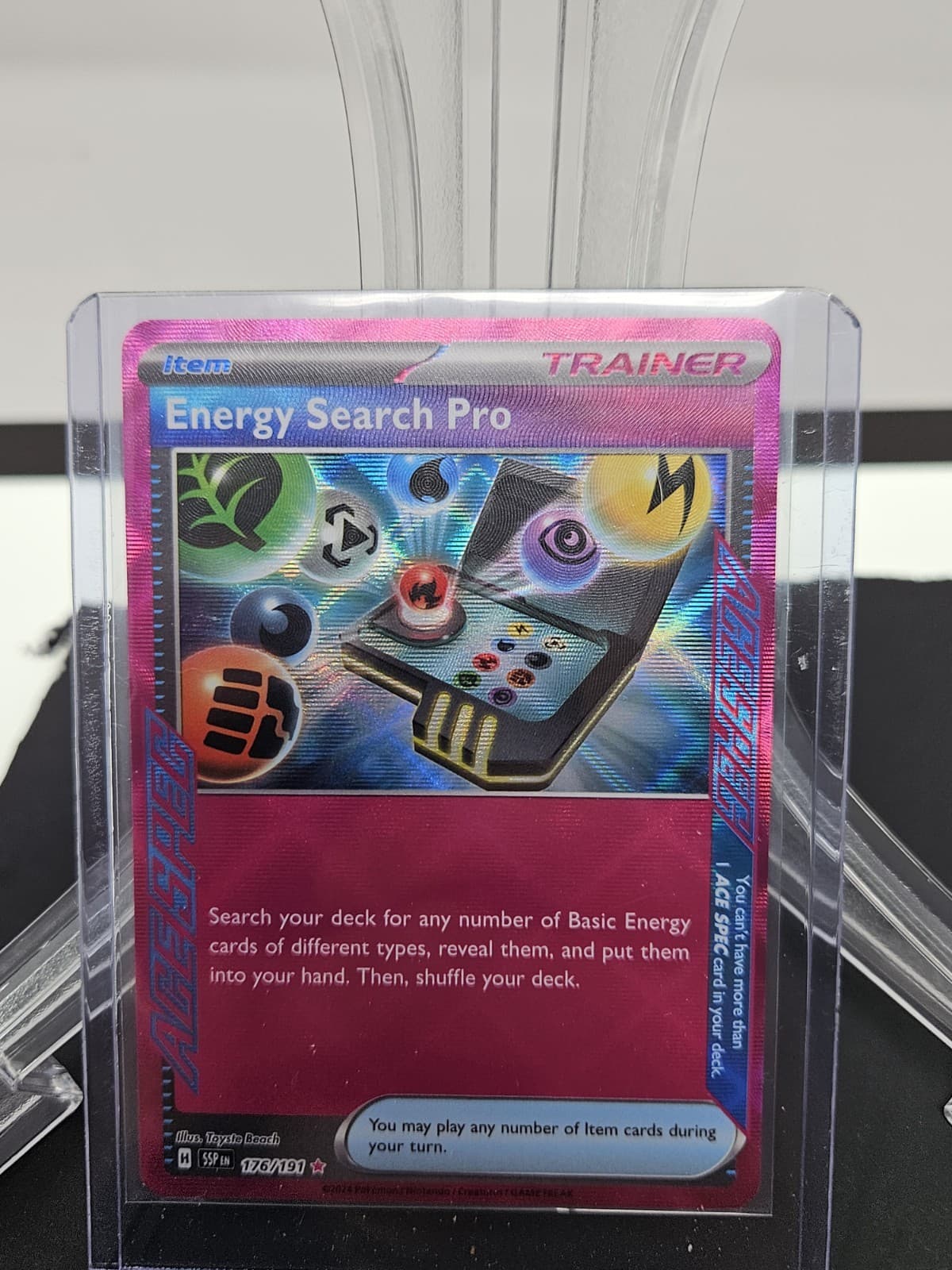 Energy Search Pro - 176/191 Surging Sparks- ACE SPEC Trainer - Pokemon TCG NM/M