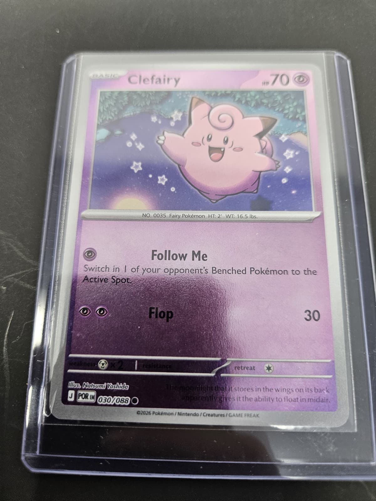 Clefairy 030/088 - Reverse Holo - Pokémon TCG: Perfect Order - English NM