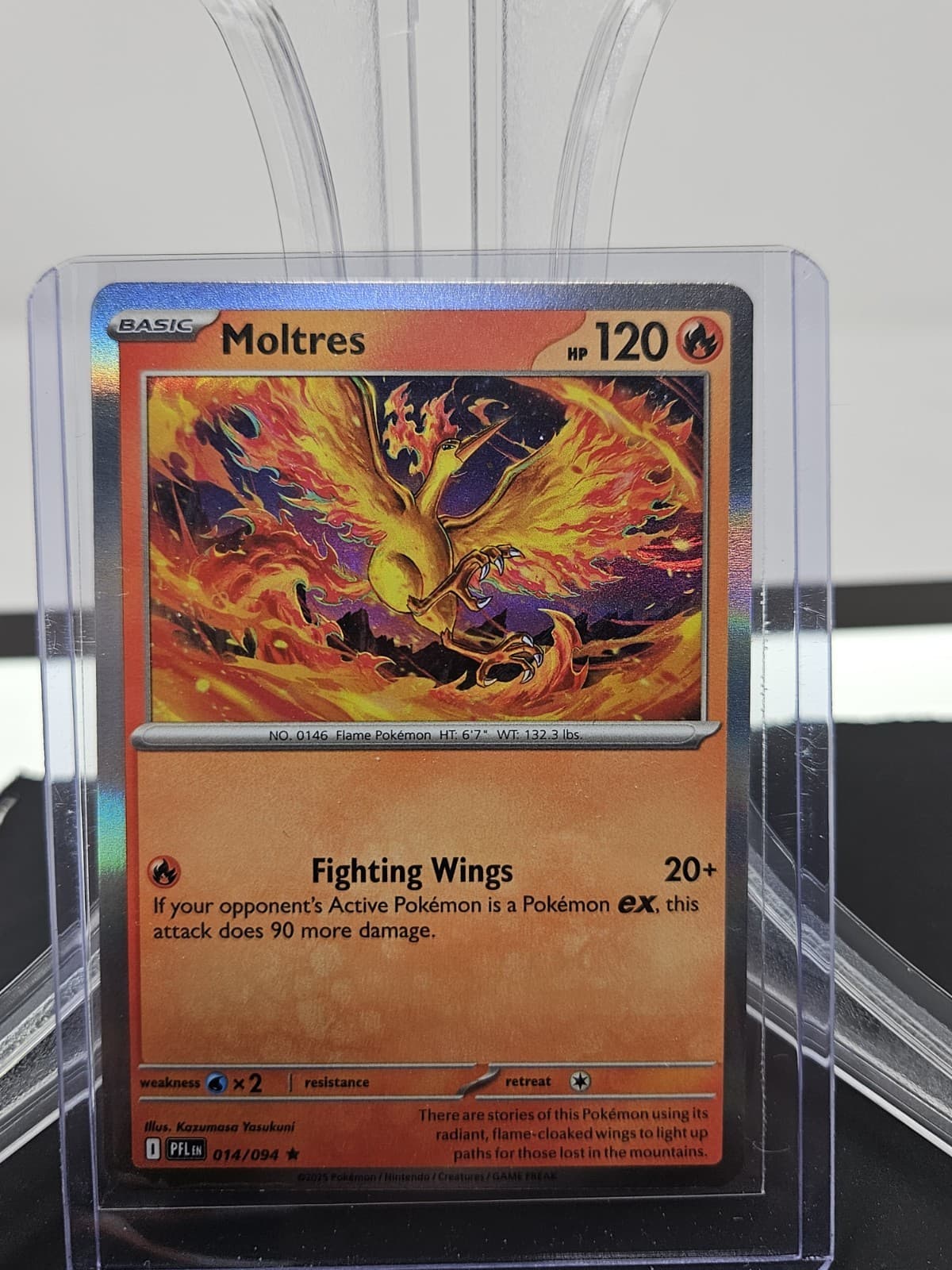 Pokemon Phantasmal Flames Foil Rare #014/094 Moltres