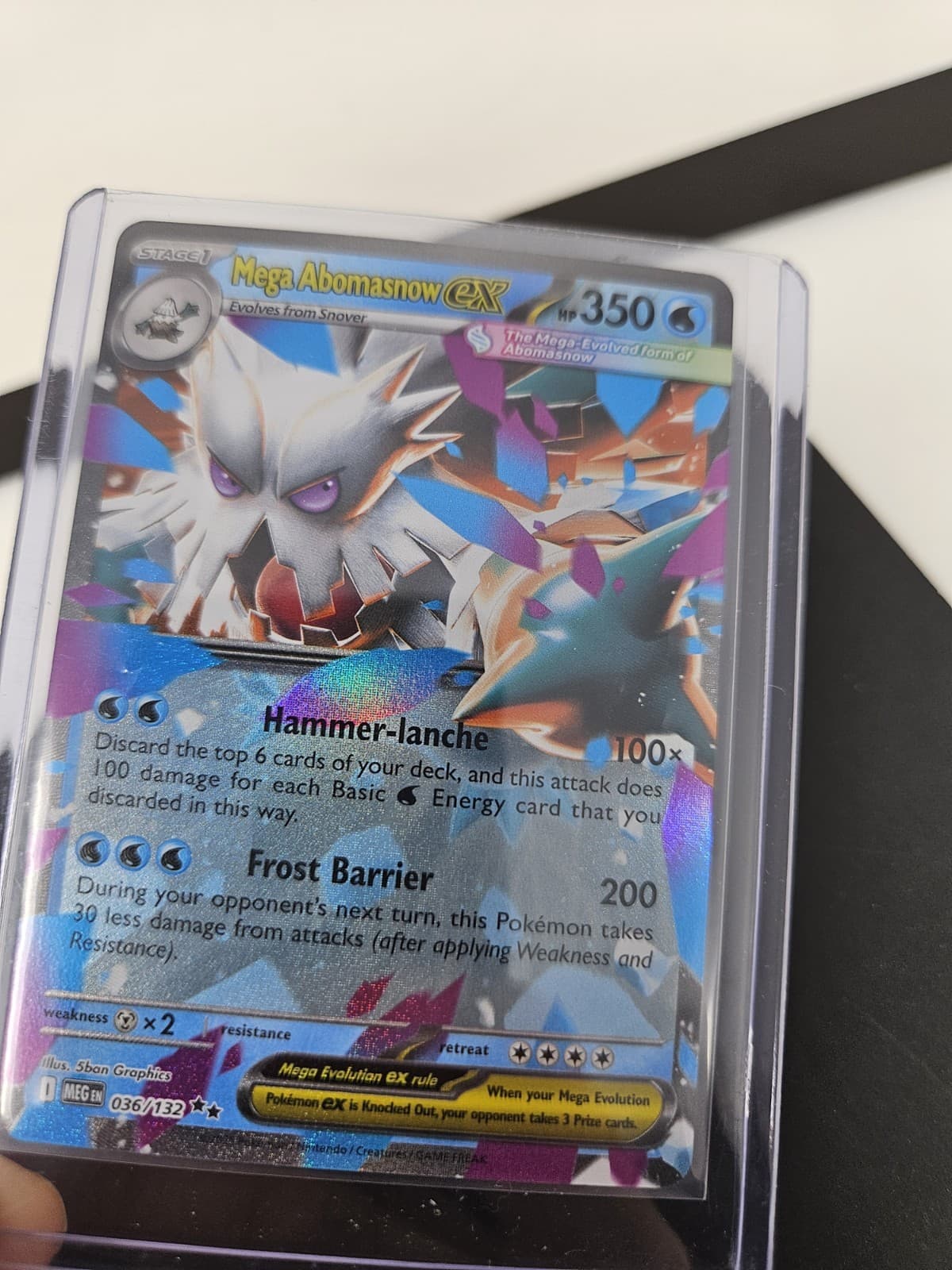 Mega Abomasnow Ex 36/132 Mega Evolution MEG - NEAR MINT!