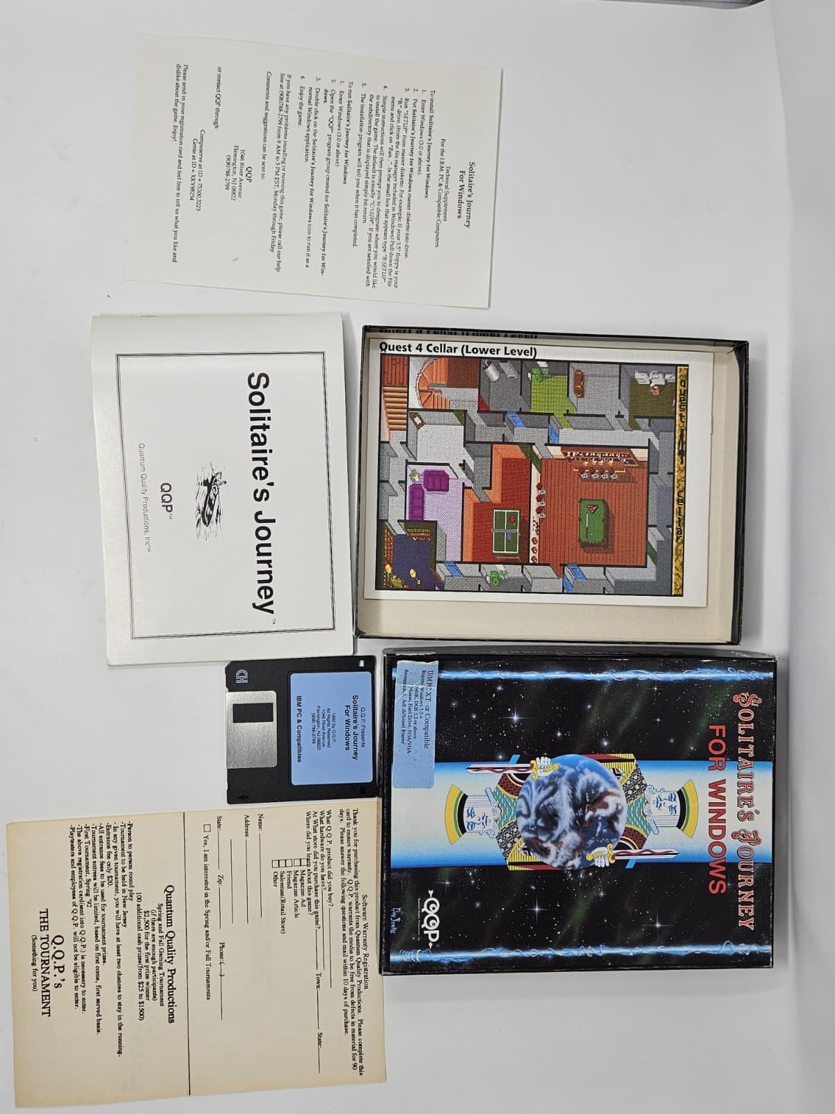 Solitaire's Journey North American PC 3.5" Diskette 1992 QQp IBM PC Compatibles - Thumbnail 2