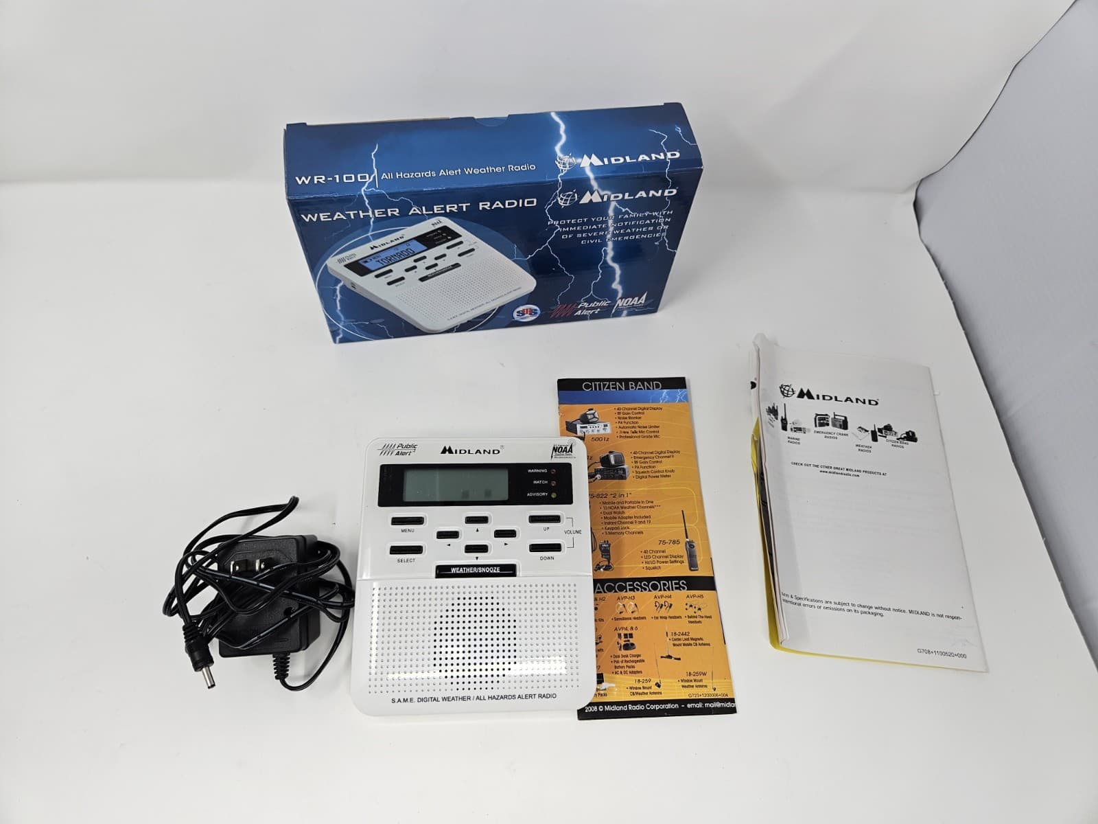 Midland WR-100 WeatherAlert All-Hazard Weather Radio - Thumbnail 4