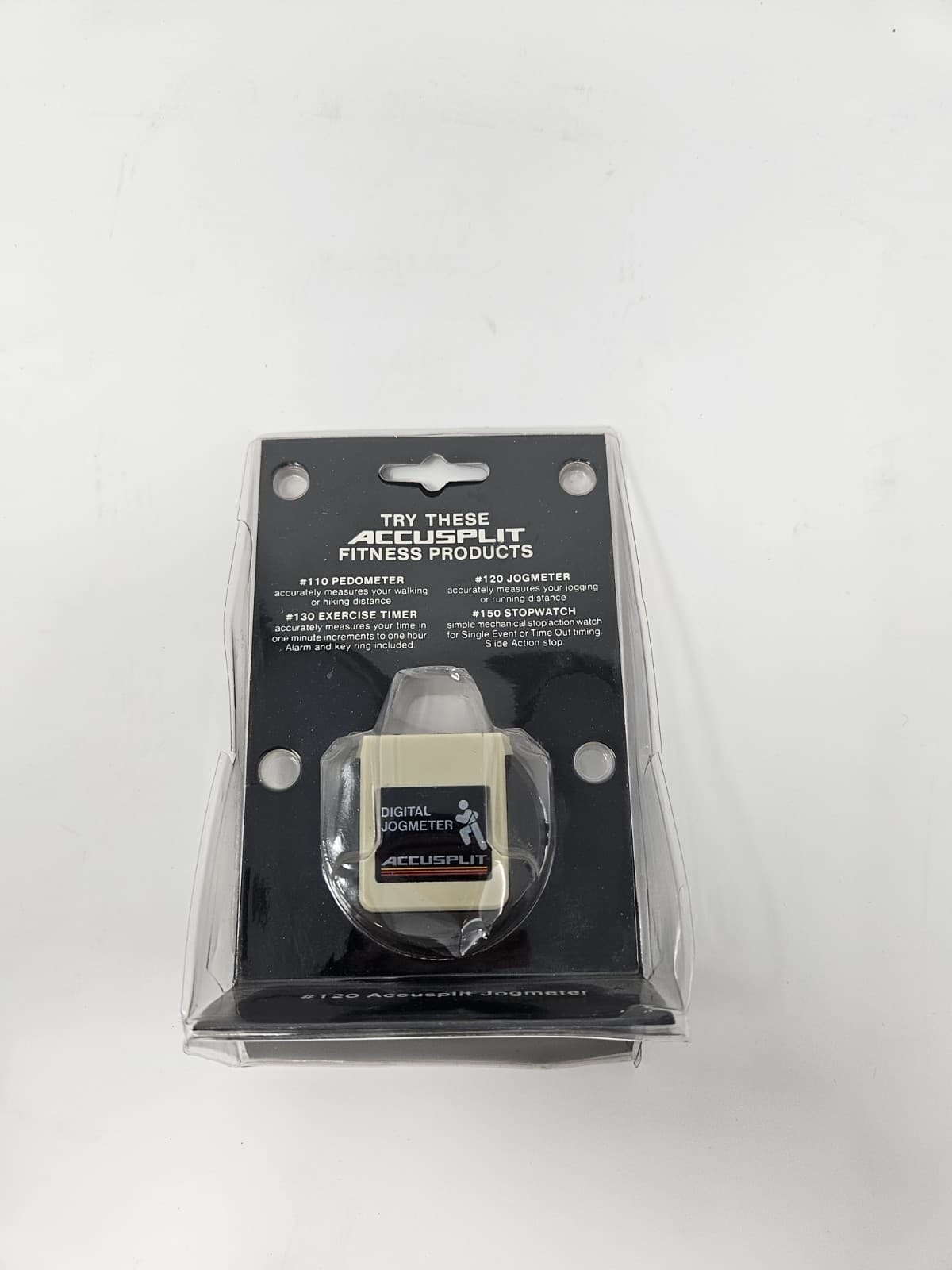 Vtg Accusplit Digital Jogmeter Nos Htf Rare Sealed #120 Lightweight - Thumbnail 2