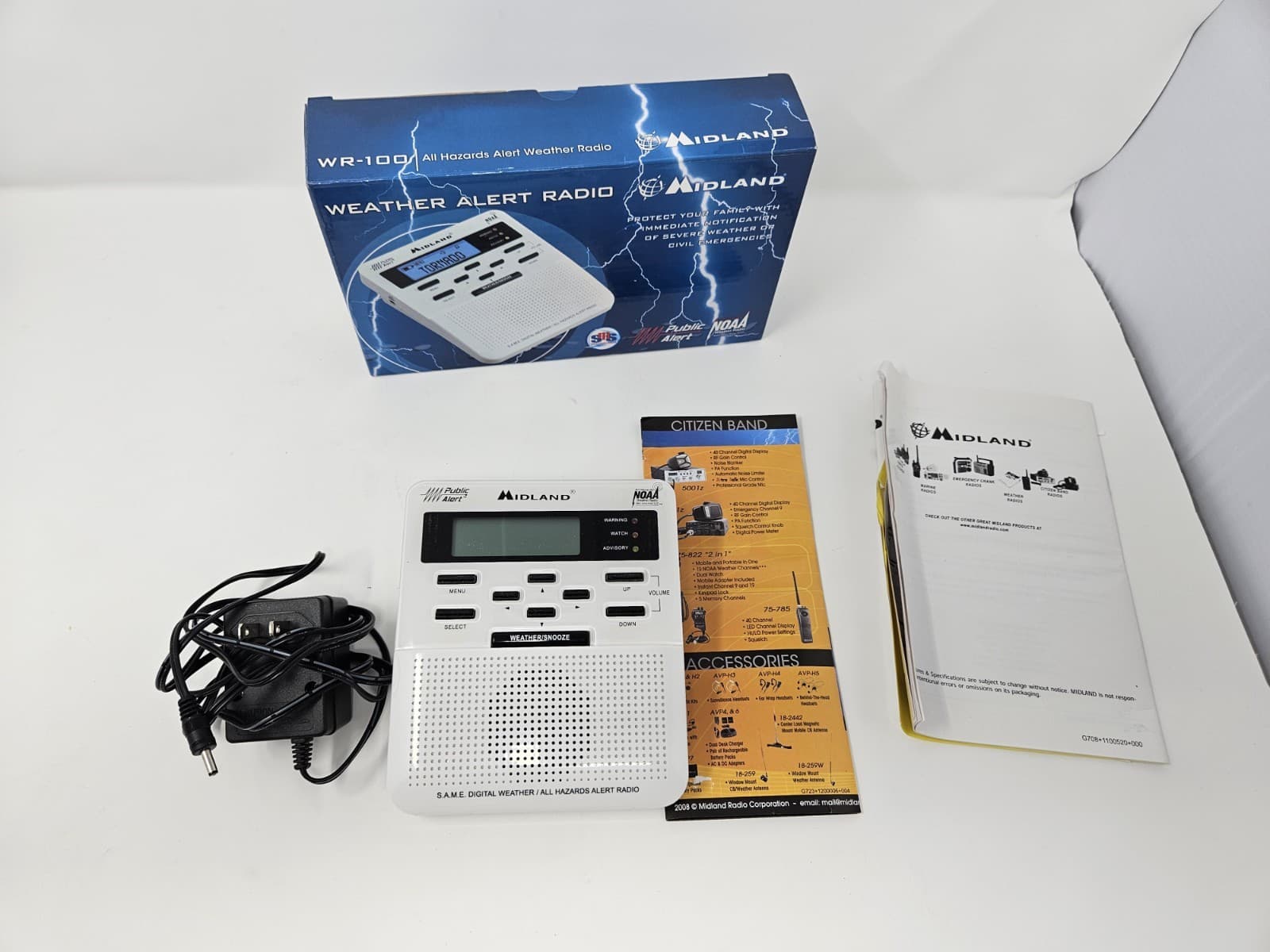 Midland WR-100 WeatherAlert All-Hazard Weather Radio - Thumbnail 3