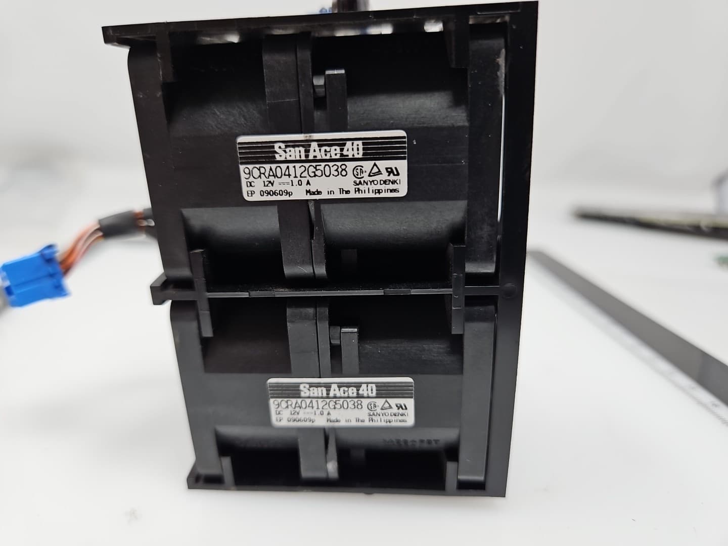 LOT SanAce40 9CRA0412G5058 DC12V 1.0A Cooling Fan FOR DELL PowerEdge 1950 PE1950 - Thumbnail 2