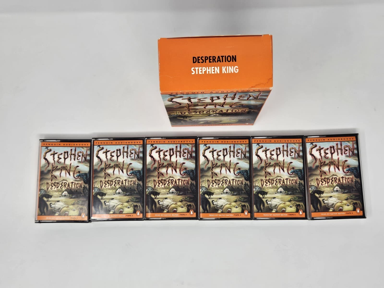 VTG 1996 STEPHEN KING Desperation Audiobook on 6 Cassette Tapes - Thumbnail 4