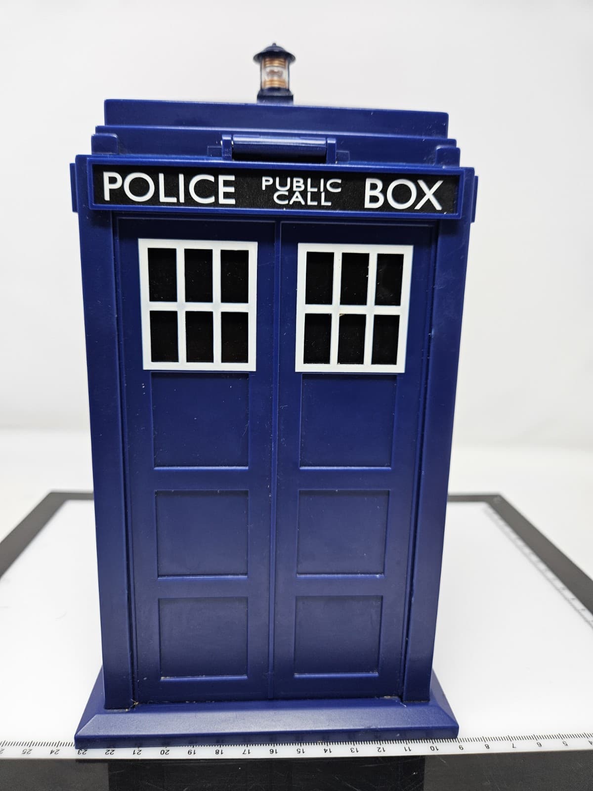 Doctor Who Plastic Tardis Police Call Box organizer jar - Thumbnail 3