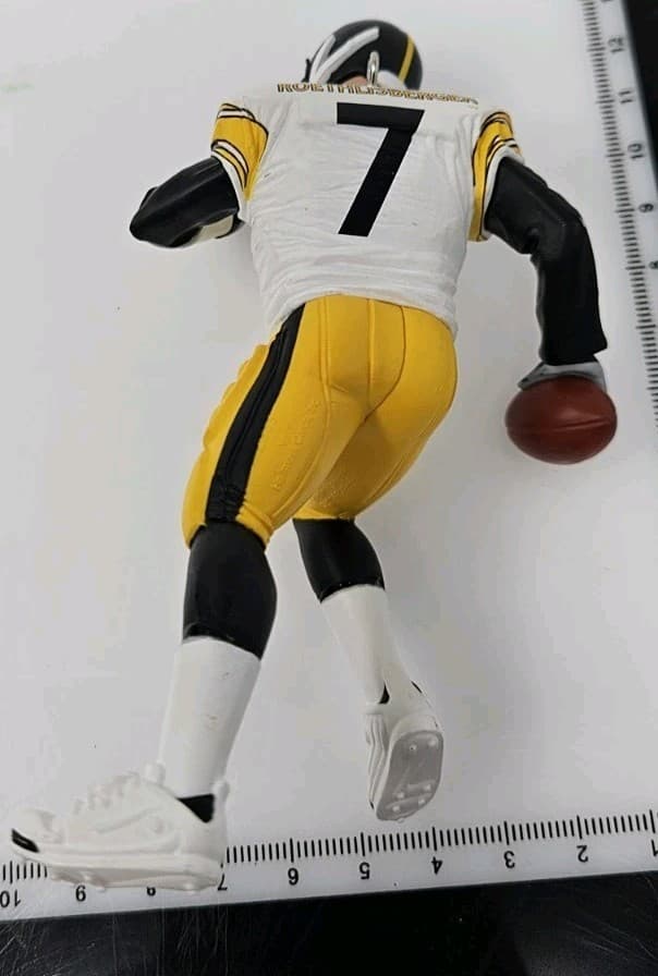 2007 Hallmark Ben Roethlisberger Steelers Football Legends Ornament W/box - Thumbnail 2
