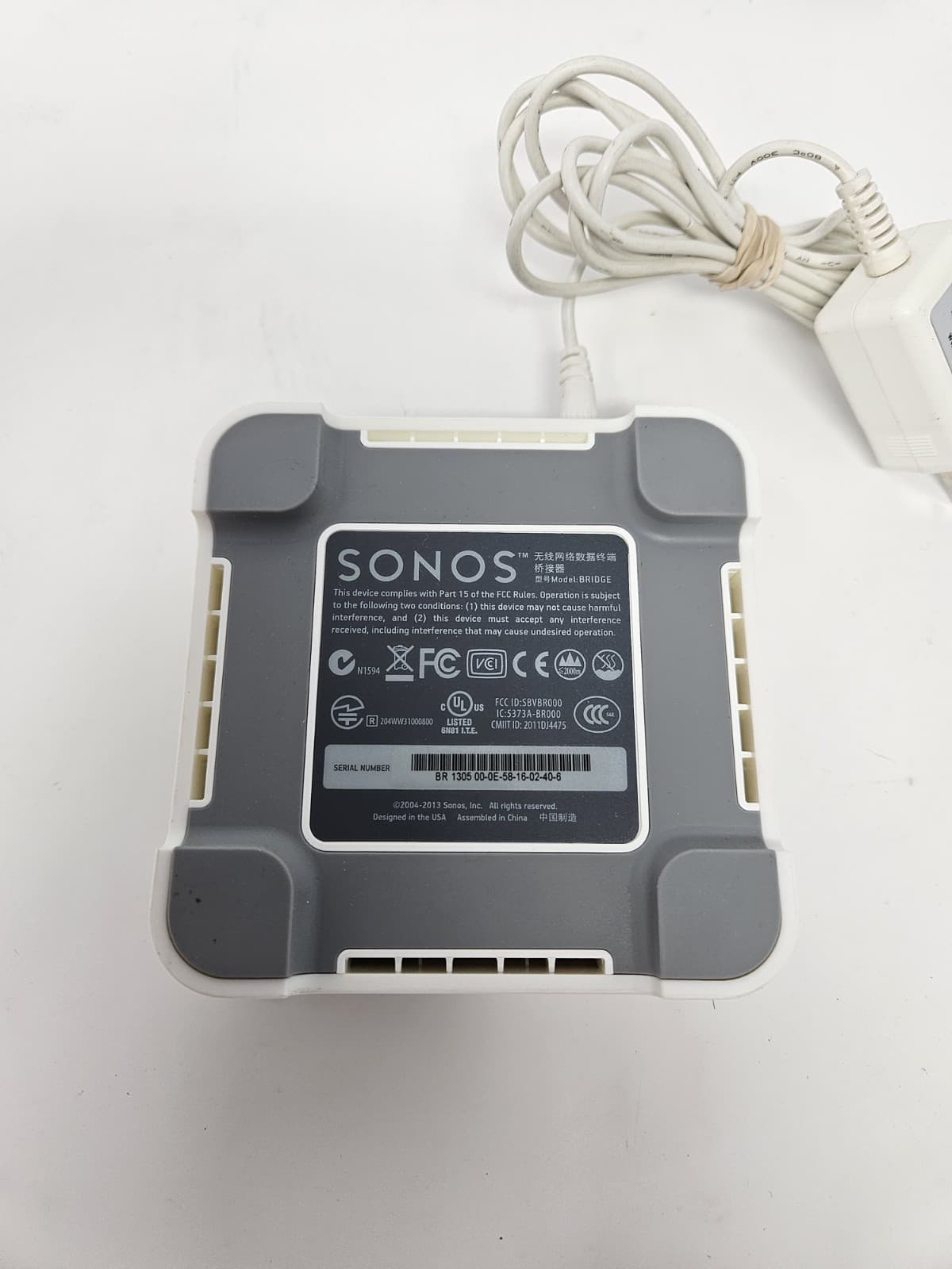 Sonos Connect Bridge N1594 With Original Plug + Network Cable -Tested - Thumbnail 2