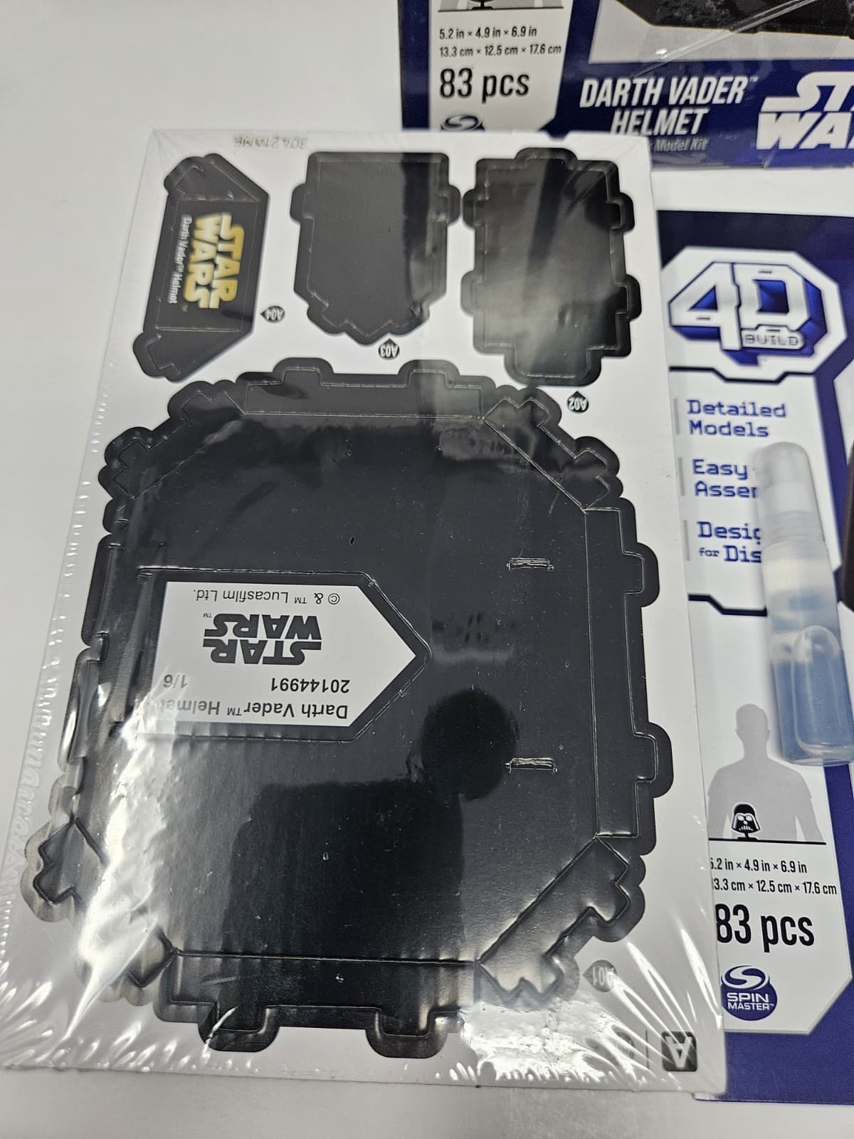 Star Wars Darth Vader 4D Cardstock Model Kit 83 Pcs Free Ship - Thumbnail 5