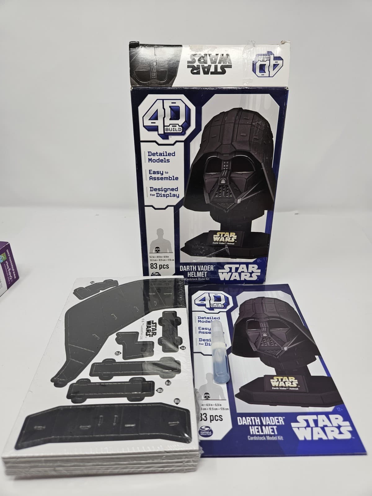 Star Wars Darth Vader 4D Cardstock Model Kit 83 Pcs Free Ship - Thumbnail 7