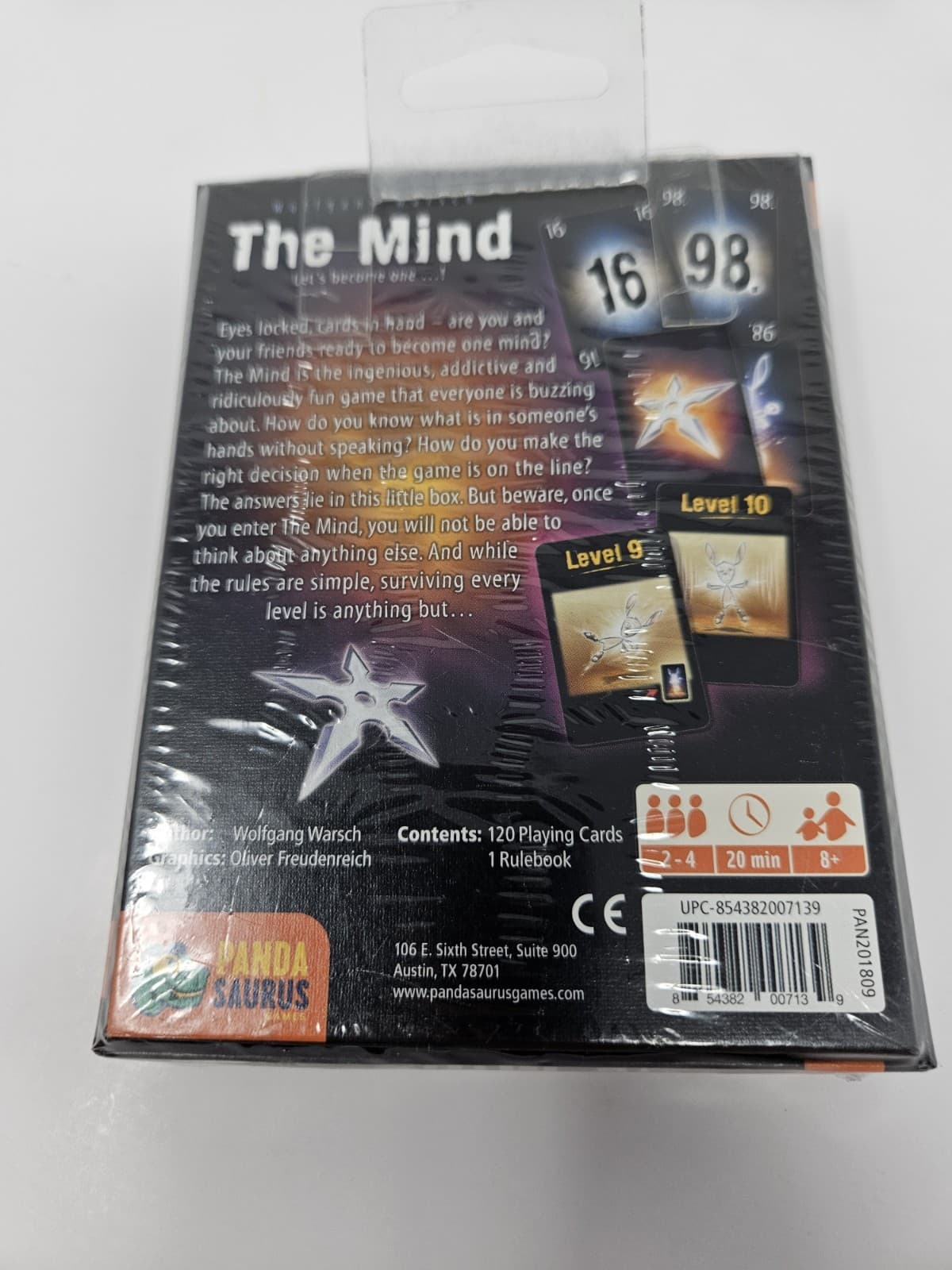 The Mind Card Game Board Game Multiplayer Pandasaurus Games Sealed - Thumbnail 2