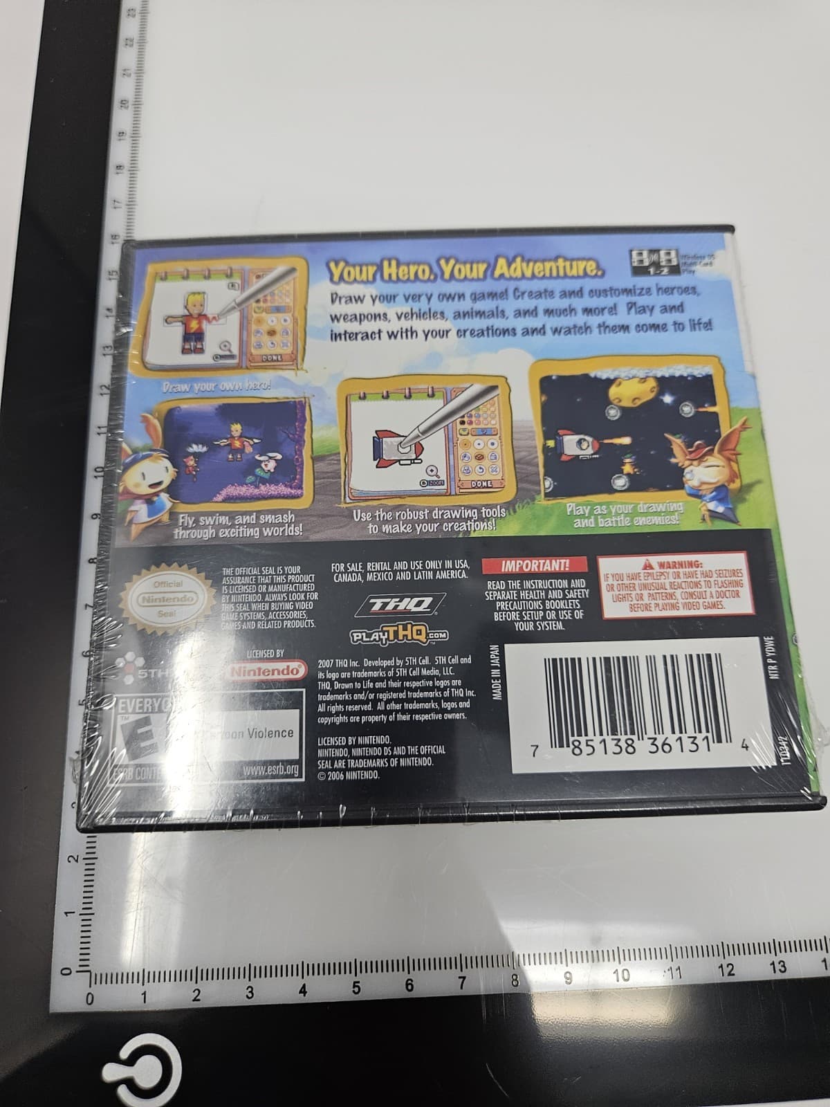 Drawn to Life Nintendo DS Sealed Free Ship - Thumbnail 2