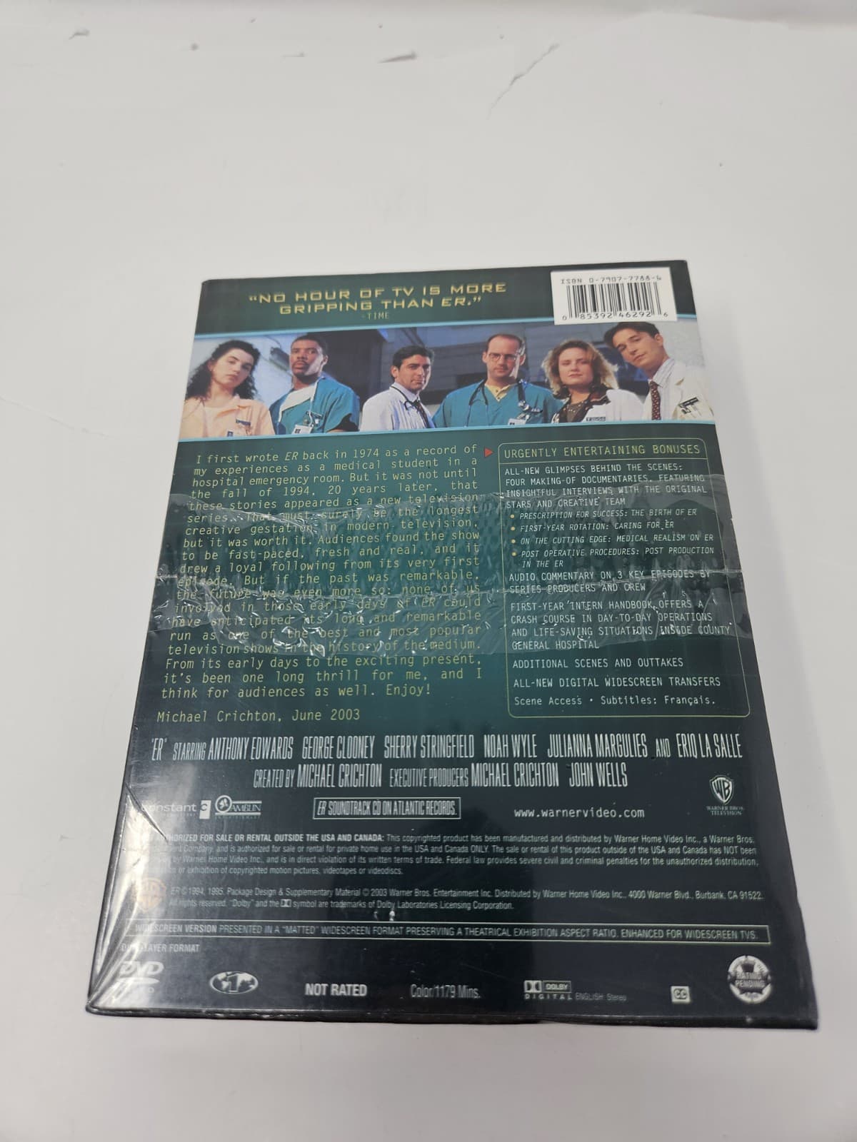 ER: The Complete First Season, DVD Sealed Free Ship - Thumbnail 2