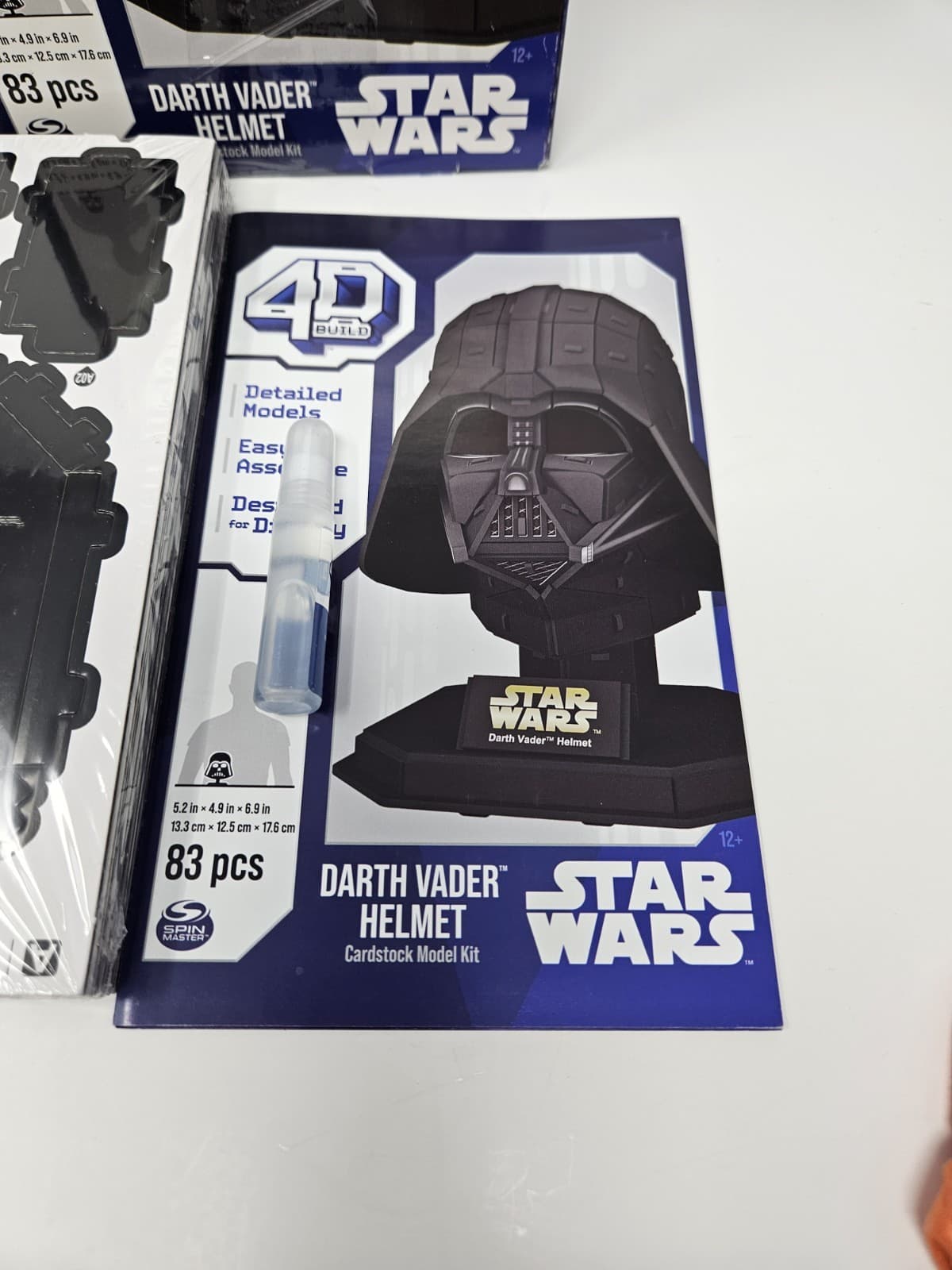 Star Wars Darth Vader 4D Cardstock Model Kit 83 Pcs Free Ship - Thumbnail 4