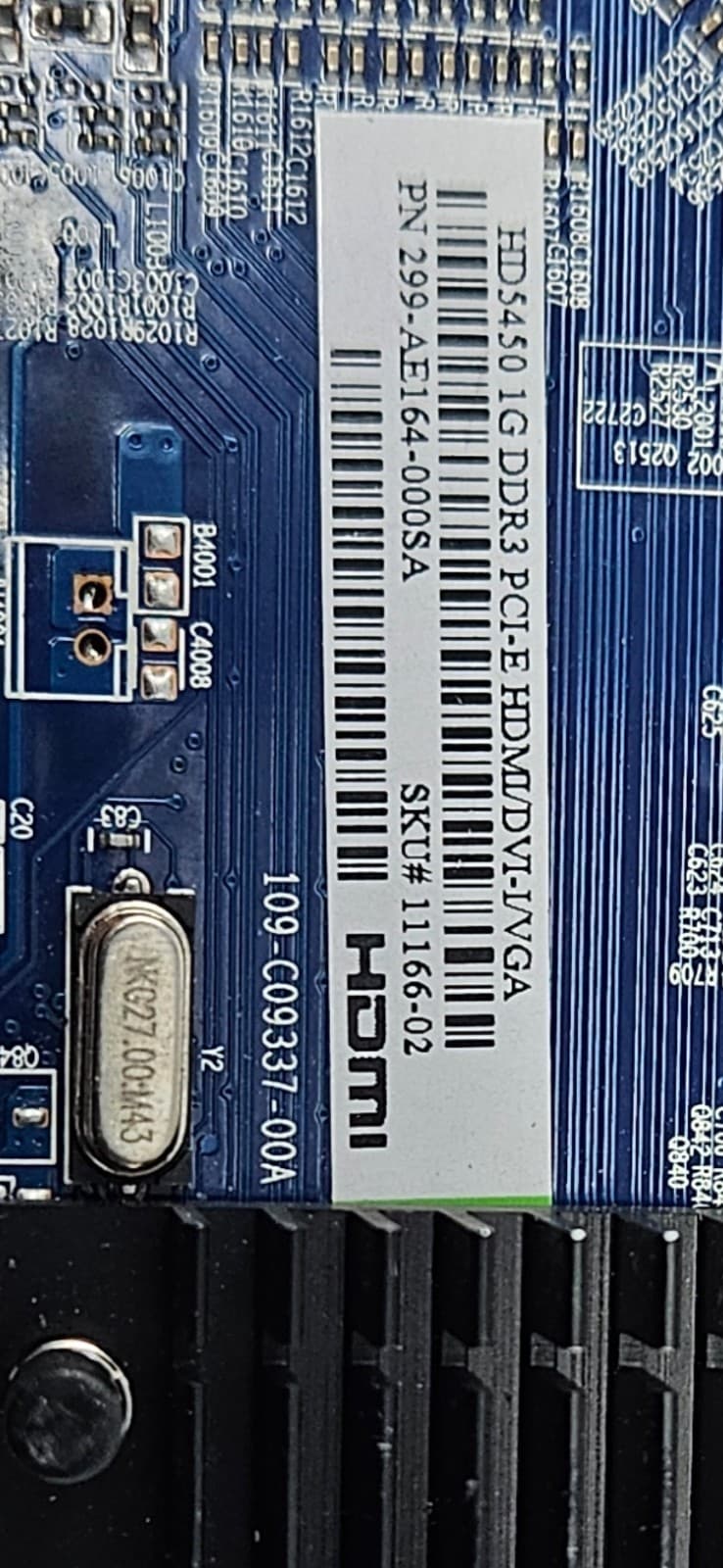 SAPPHIRE AMD HD 5450 512MB DDR3 SDRAM VGA/HDMI/DVI PCI-E Video Card - Thumbnail 2
