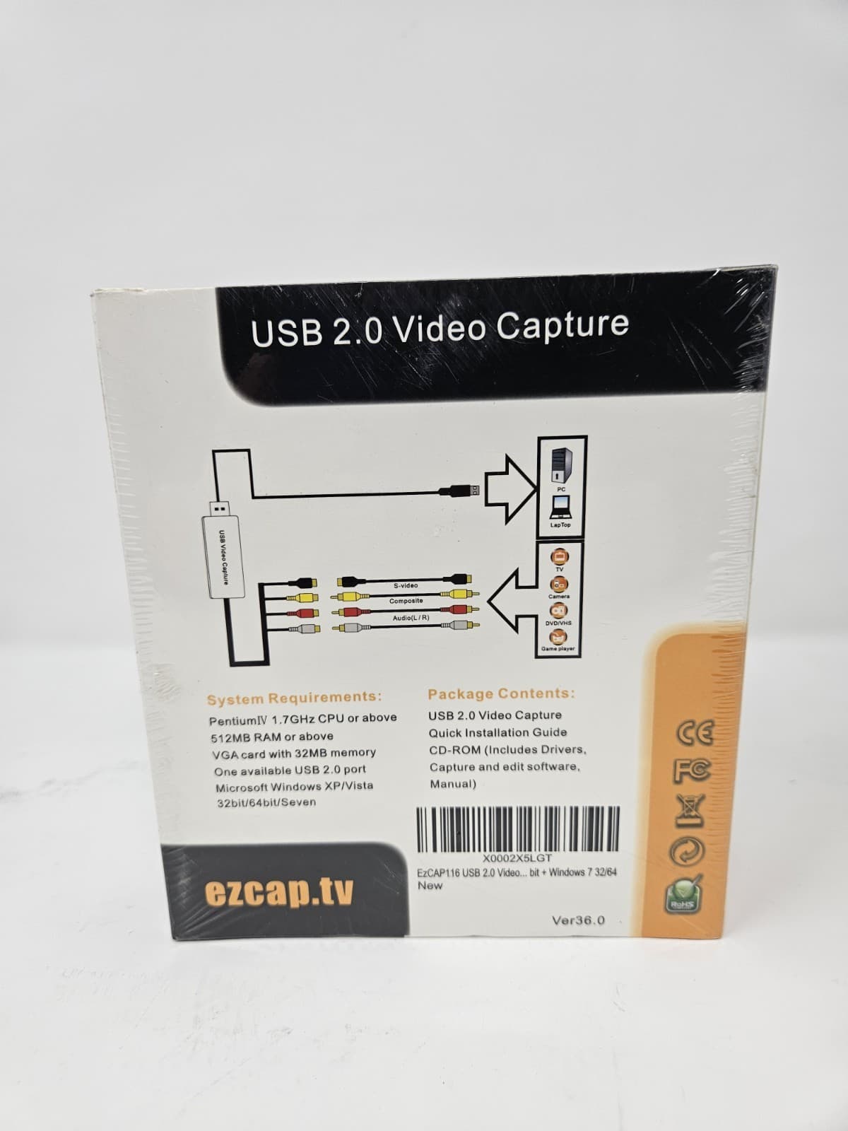 EZCap Video USB 2.0 Video Capture For PC And MAC #MPEG2 DVD - Thumbnail 2
