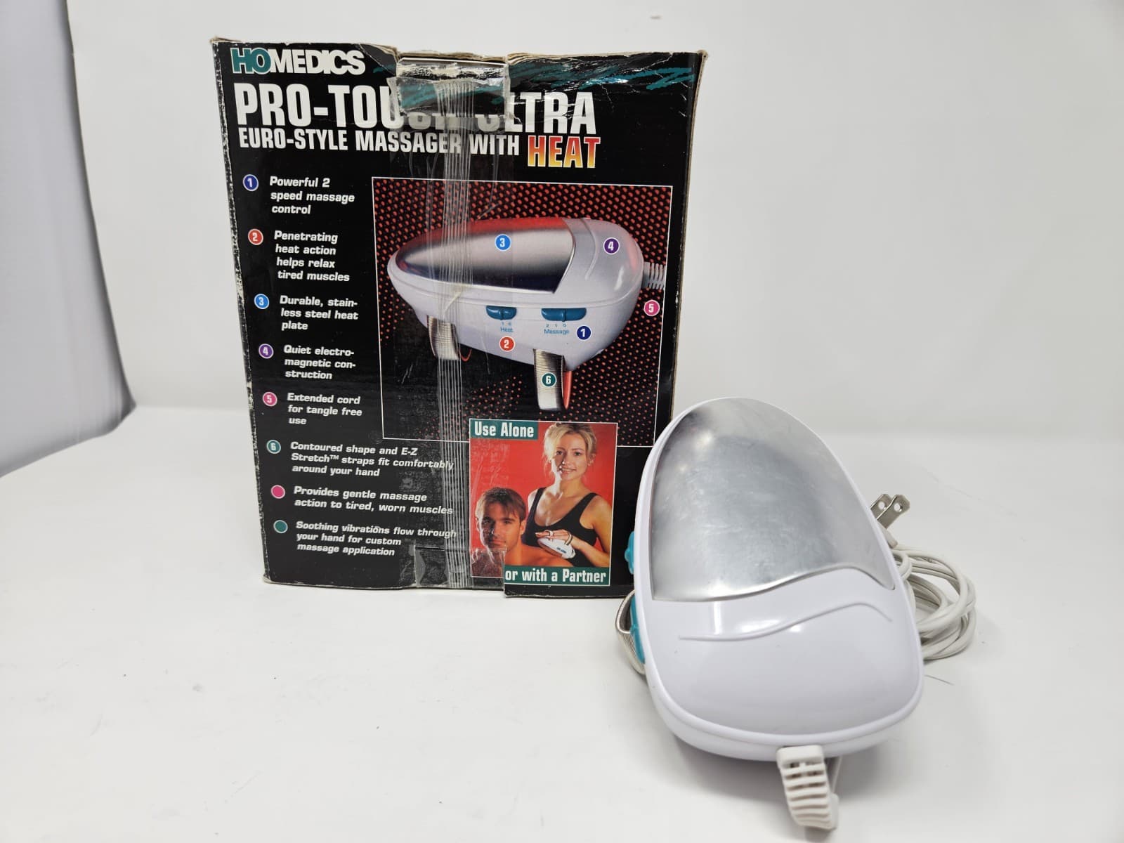 Vintage 1995 Homedics Pro-Touch Ultra Massager w/ Heat - Thumbnail 3