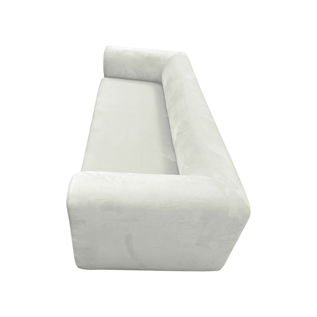 Modway Leif Performance Velvet Upholstered Sofa in Alabaster - Thumbnail 8