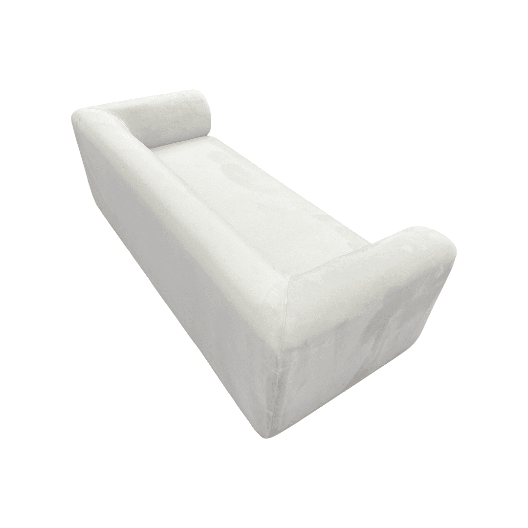 Modway Leif Performance Velvet Upholstered Sofa in Alabaster - Thumbnail 12