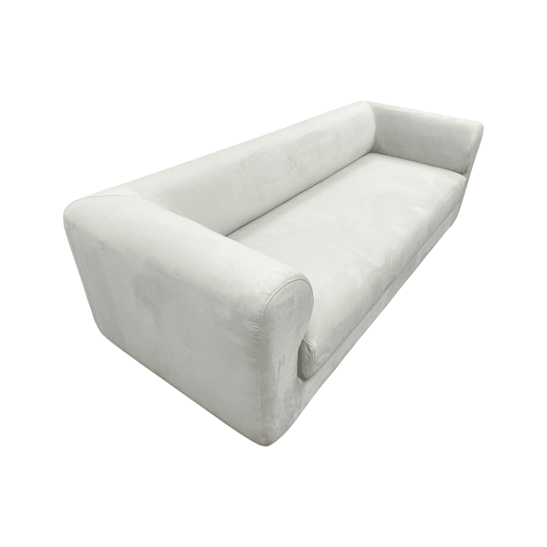 Modway Leif Performance Velvet Upholstered Sofa in Alabaster - Thumbnail 15