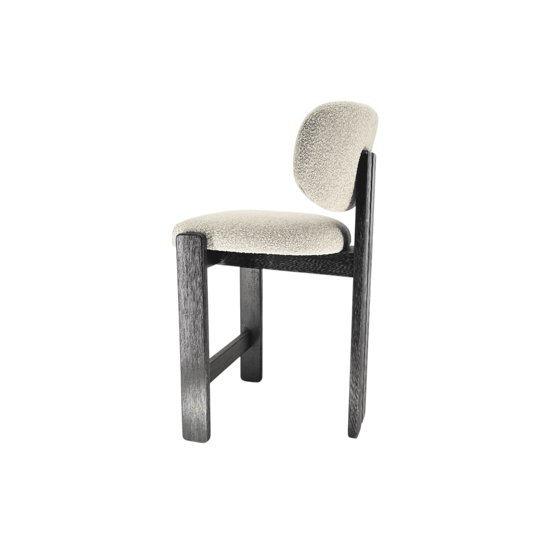 Castlery Oslo Performance Bouclé Dining Chair - Thumbnail 4
