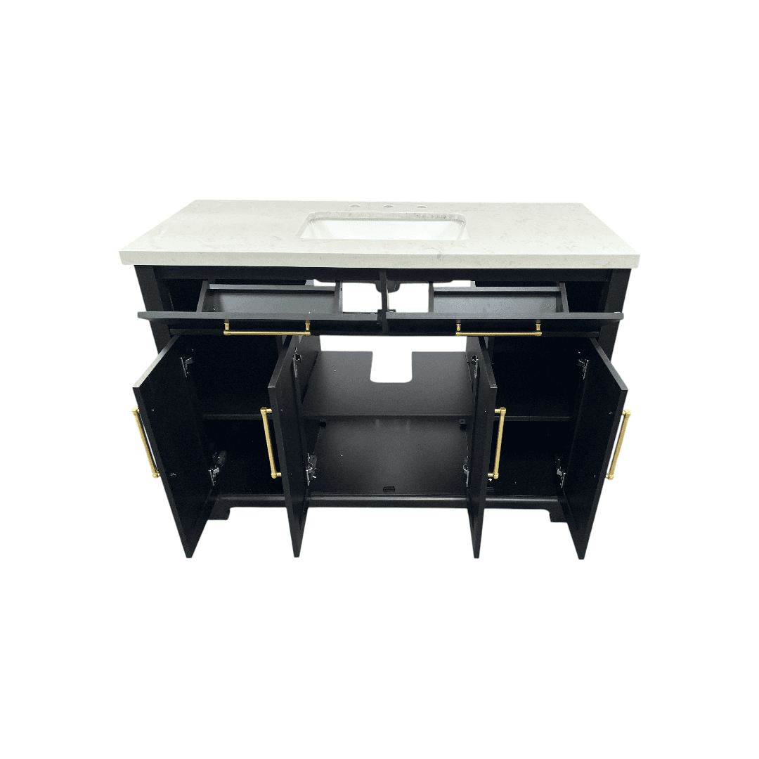 House of Hampton Dahen Single Bathroom Vanity with Engineered Stone Top - Thumbnail 8