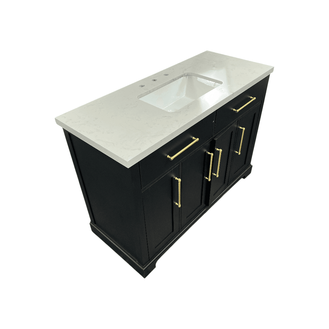 House of Hampton Dahen Single Bathroom Vanity with Engineered Stone Top - Thumbnail 7
