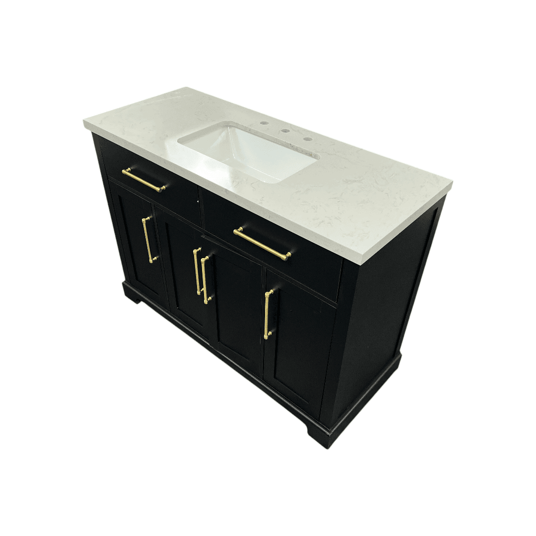 House of Hampton Dahen Single Bathroom Vanity with Engineered Stone Top - Thumbnail 5
