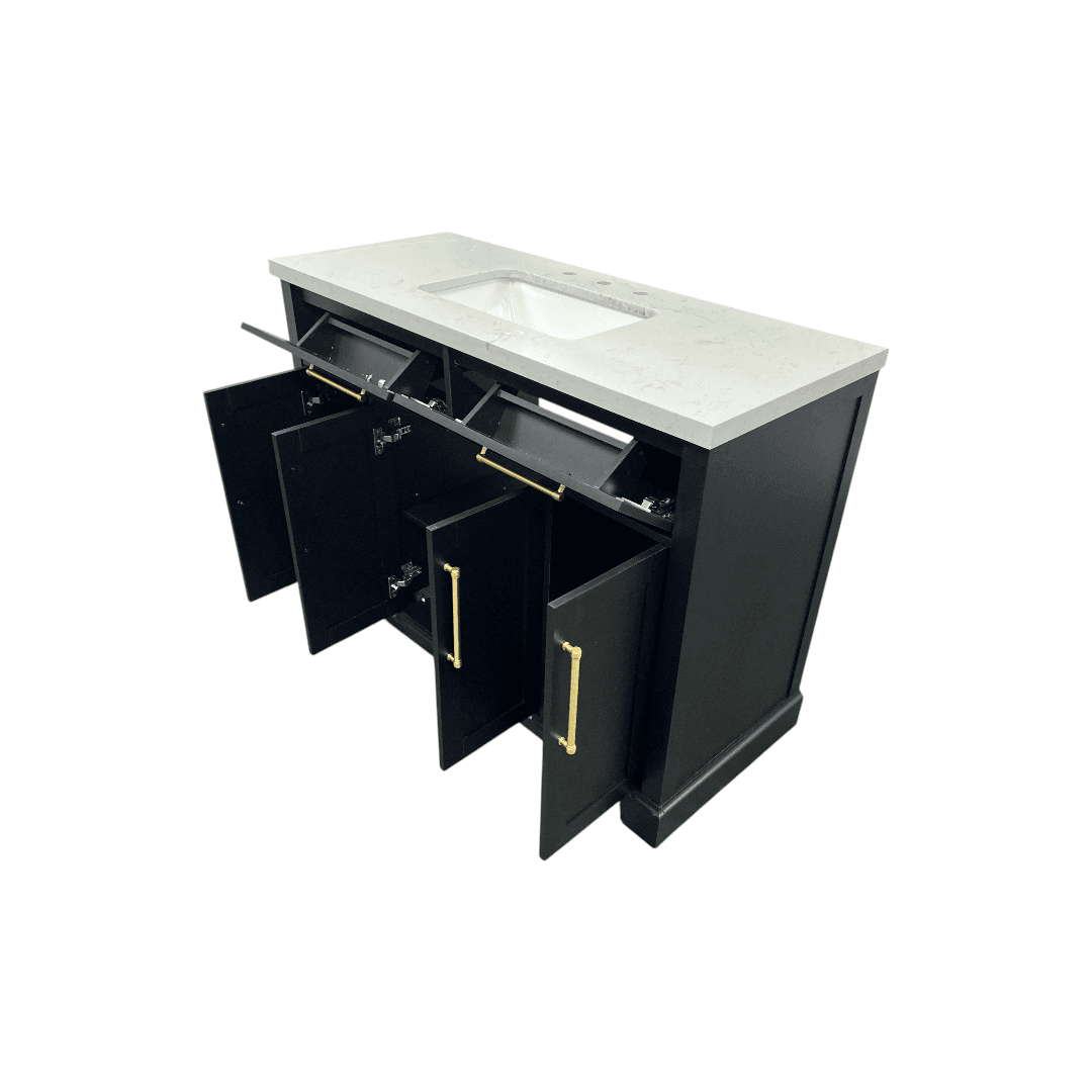 House of Hampton Dahen Single Bathroom Vanity with Engineered Stone Top - Thumbnail 11