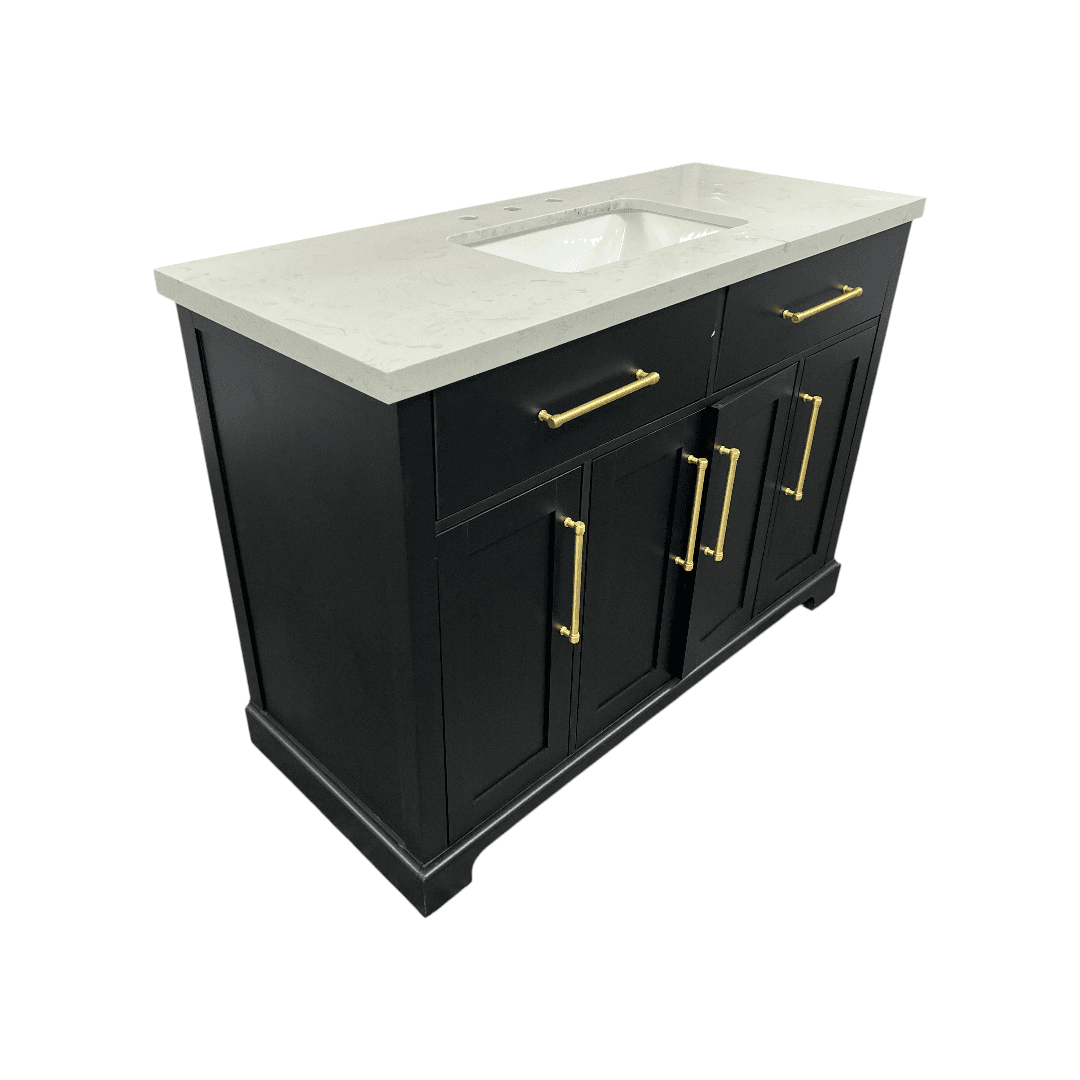 House of Hampton Dahen Single Bathroom Vanity with Engineered Stone Top - Thumbnail 6