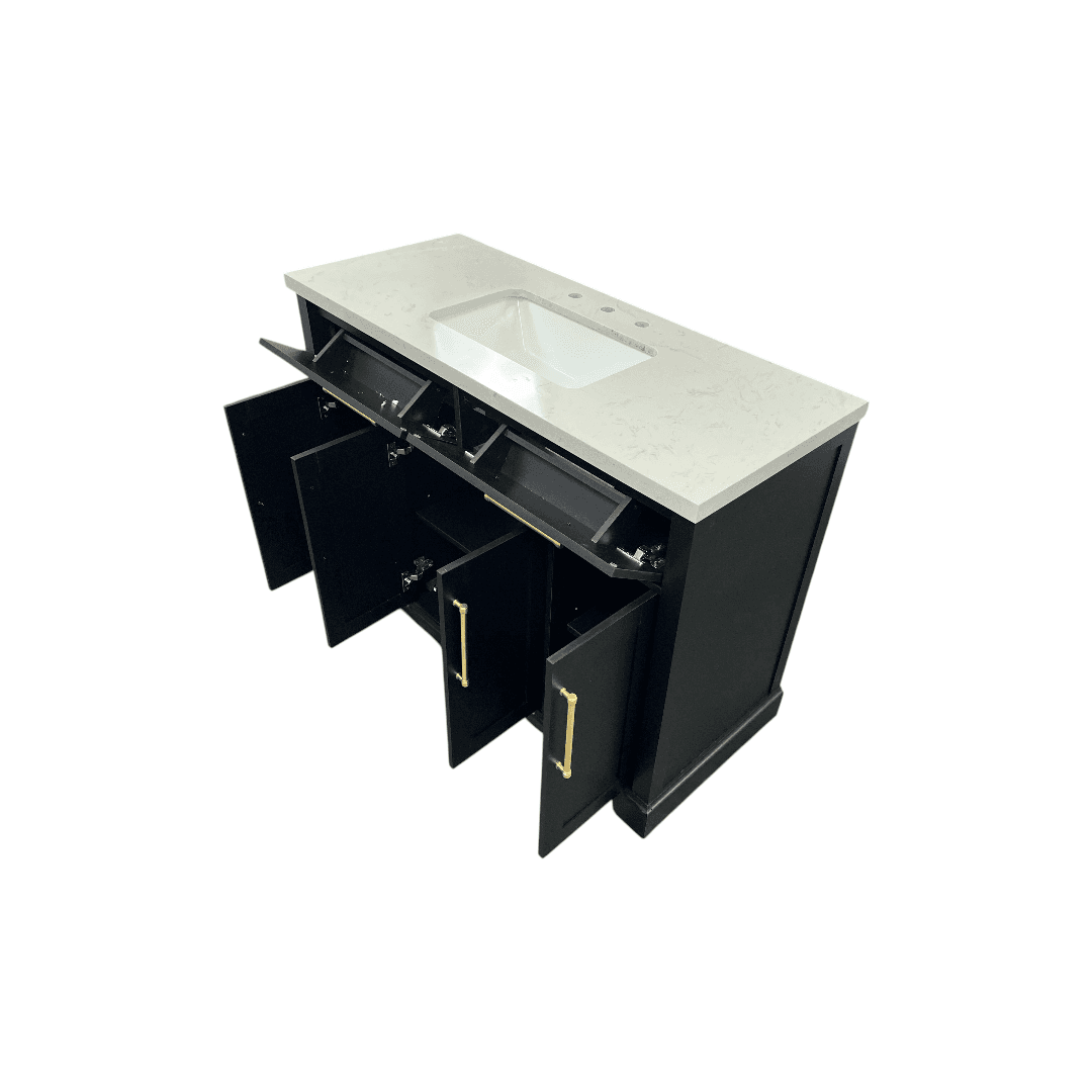 House of Hampton Dahen Single Bathroom Vanity with Engineered Stone Top - Thumbnail 12