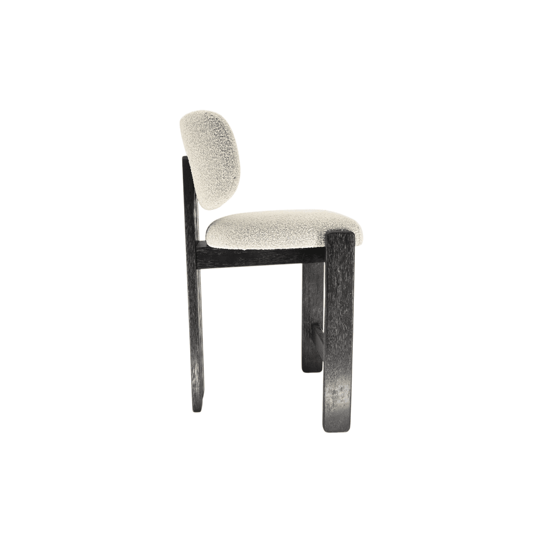 Castlery Oslo Performance Bouclé Dining Chair - Thumbnail 6