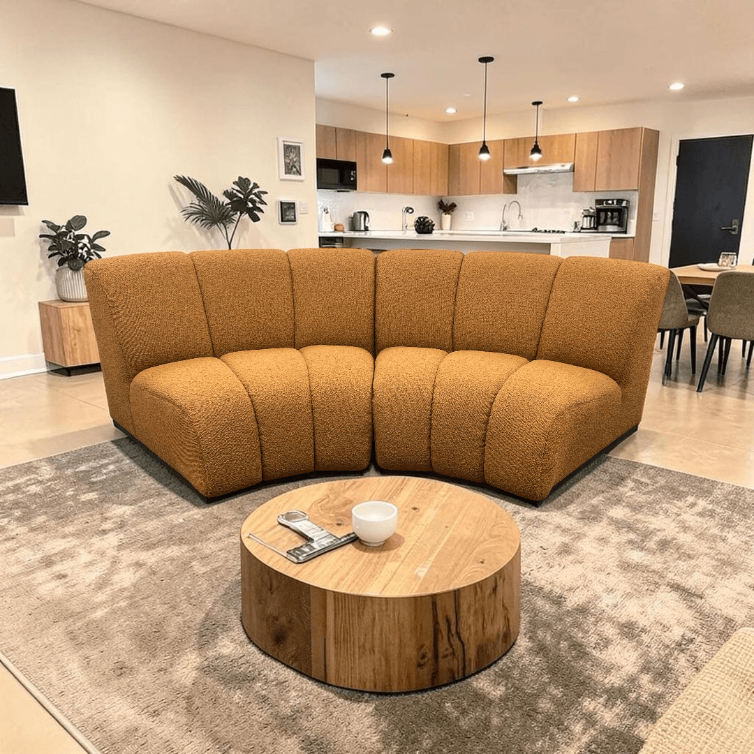Castlery Marlow Performance Bouclé Wedge Couch